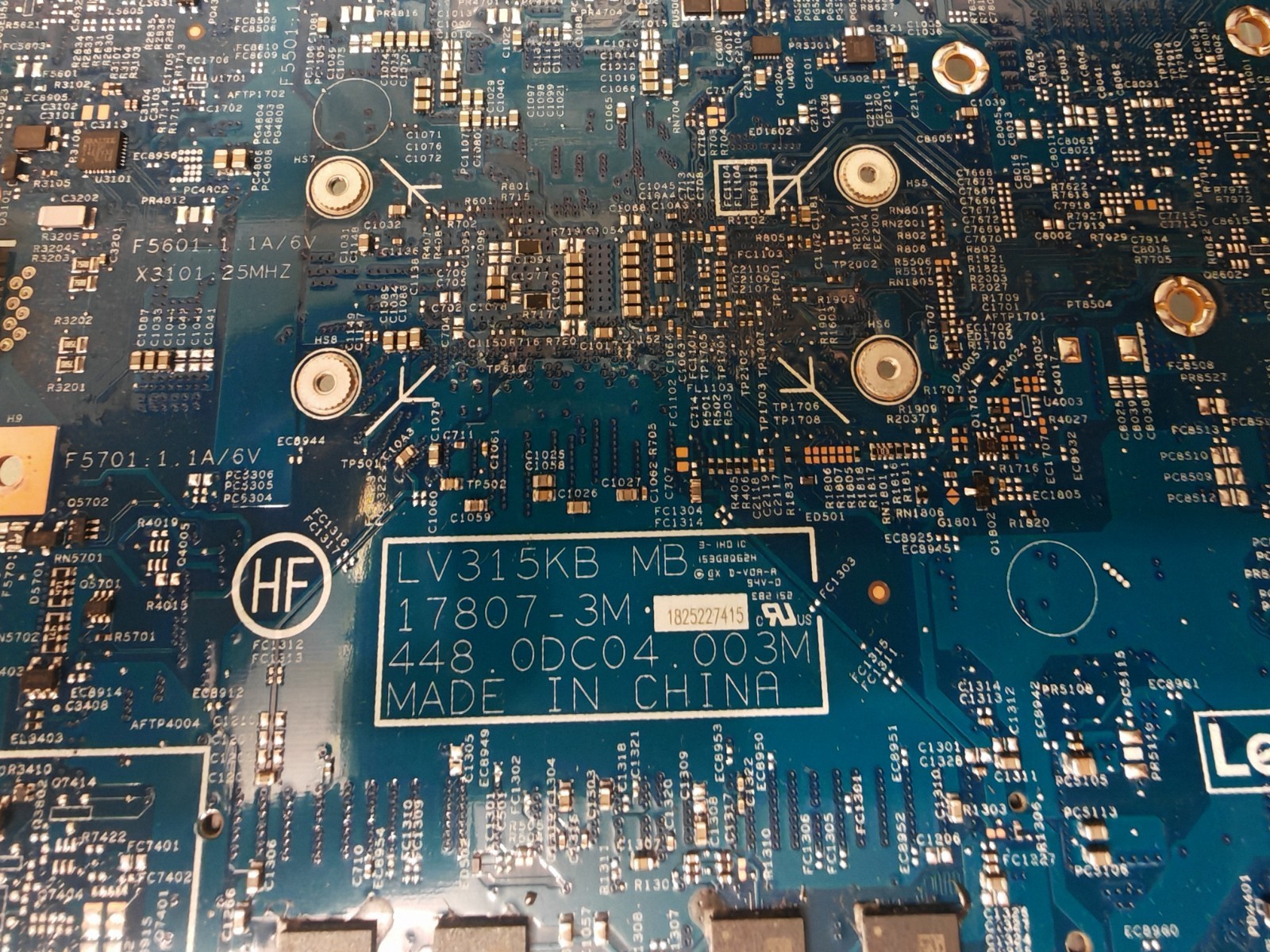 LENOVO V130-15 MOTHERBOARD 448.0DC04.003M INTEL I5-7200U NTEL HD 620 4GB RAM