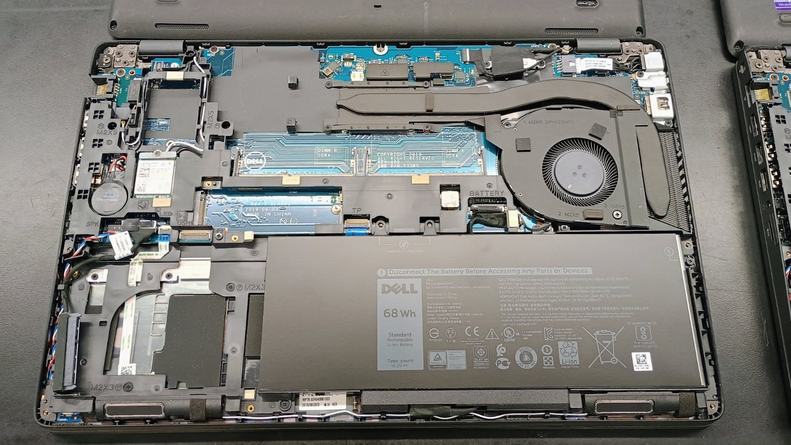2 Dell latitude 5501 i5 9th Gen No Ram/SSD AS-IS for Parts & Non-Functional