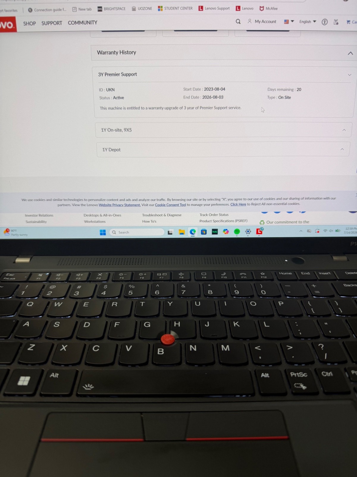 Lenovo ThinkPad P14s Gen 4 14″ i7-1360P 2.2GHz 32GB RAM 1TB SSD RTX A500