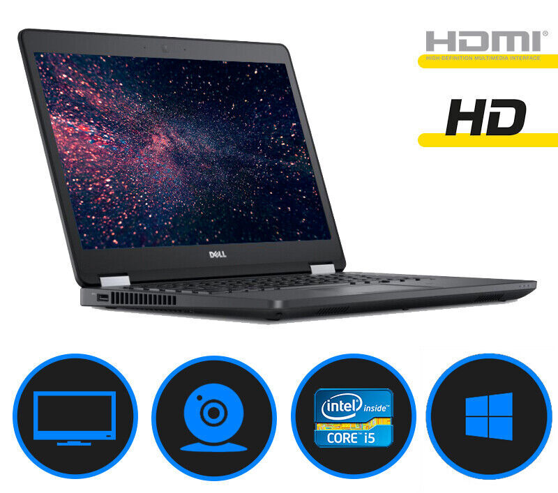 Ultabook Dell Latitude E7270 i5-6300u 8GB/256GB SSD CAME 12″ FULL HD IPS HDMI