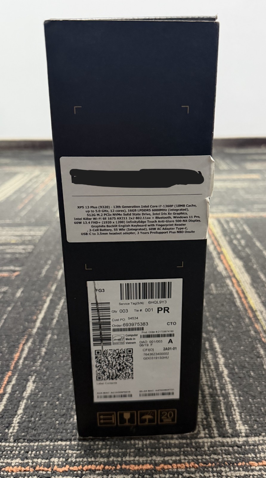 Dell XPS 13 Plus 9320 i7-1360P 16GB 512GB SSD Touch Windows 11 Pro