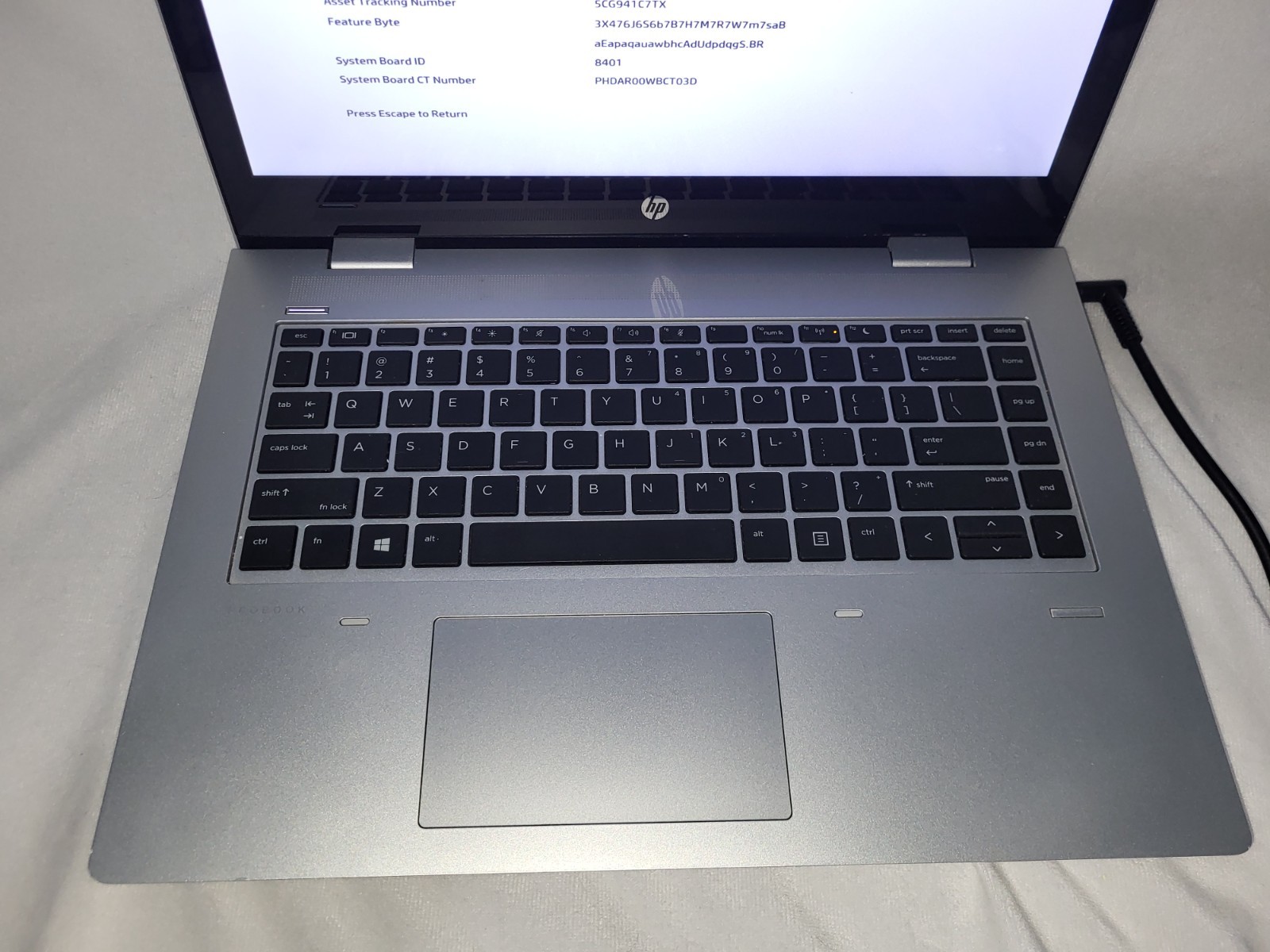 HP ProBook 645 G4 Ryzen 5 Pro 2500u 2.0GHz 8GB RAM256 SSD Touch Screen -No Os