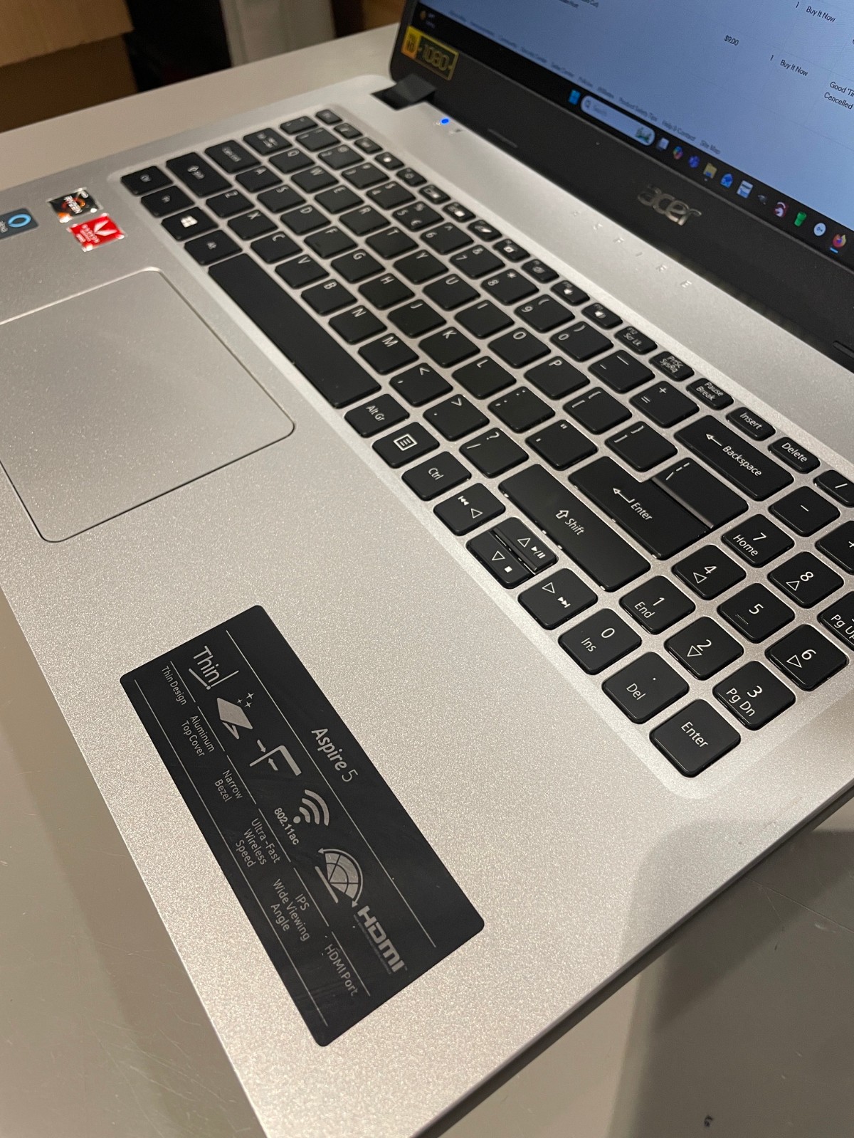 Acer Aspire 5 (Ryzen 3 3200U, 4GB RAM, 128GB SSD)