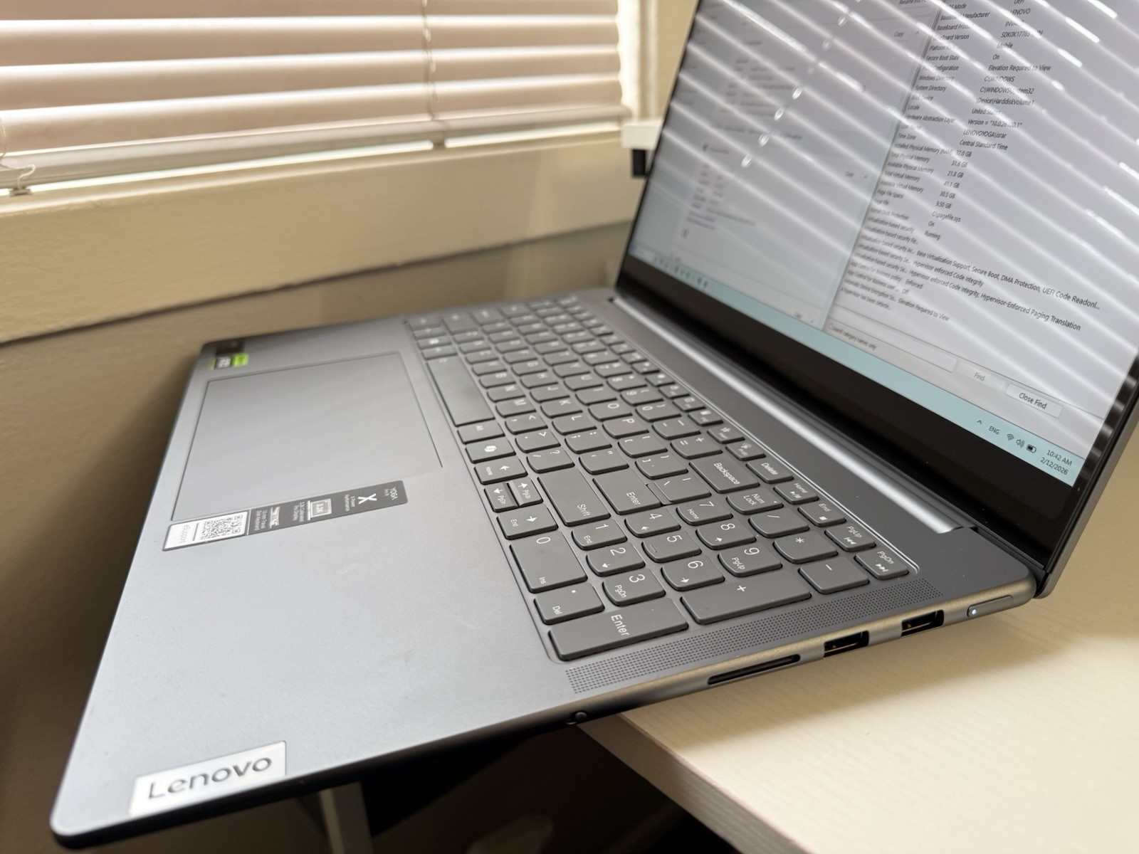 Lenovo Yoga Pro 9i Laptop 16″ 3.2K Touch, Intel Ultra 9, 185H, 32GB RAM, 1TB SSD