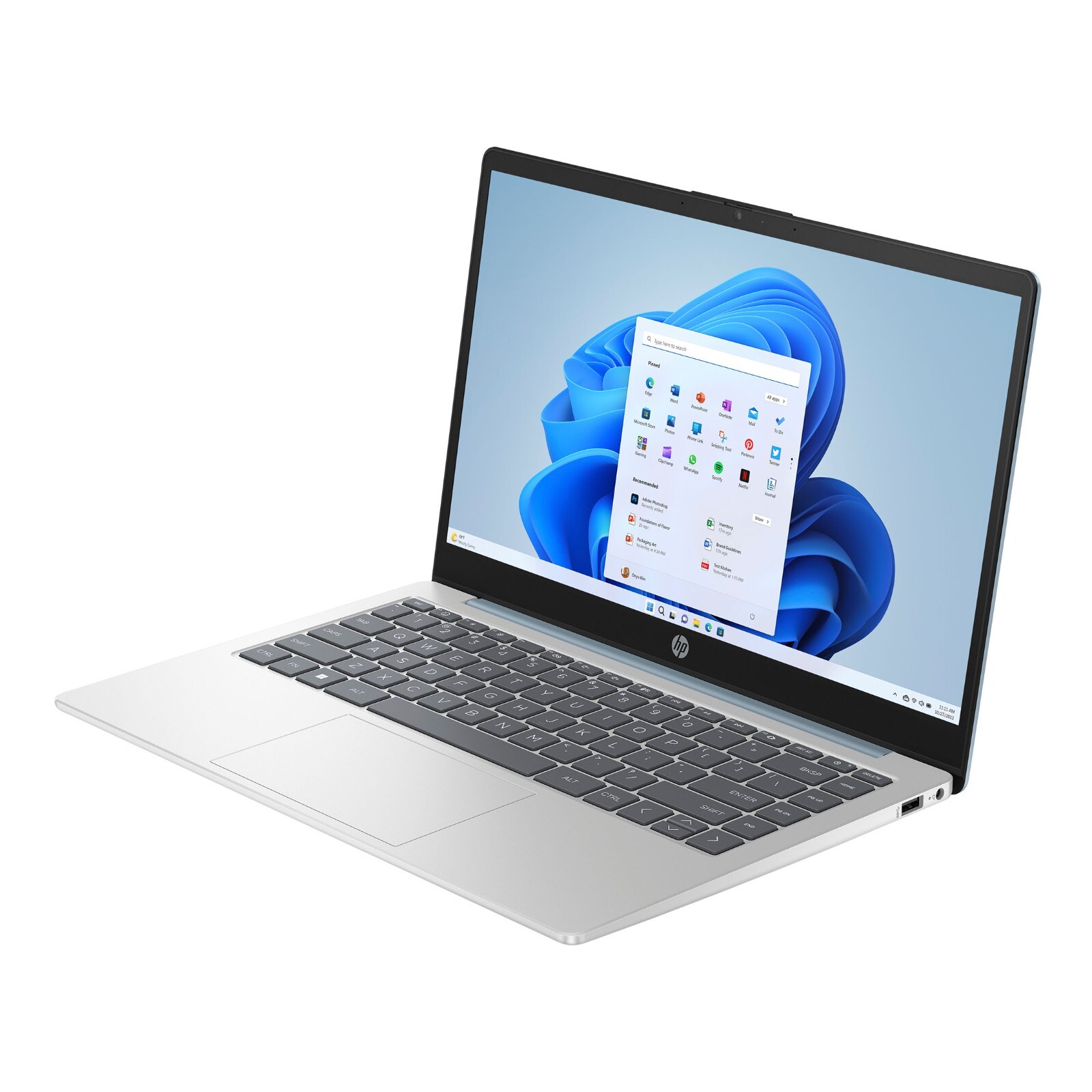 HP 14 inch Laptop Intel Core i3-N305 8GB RAM 256GB SSD Moonlight Blue