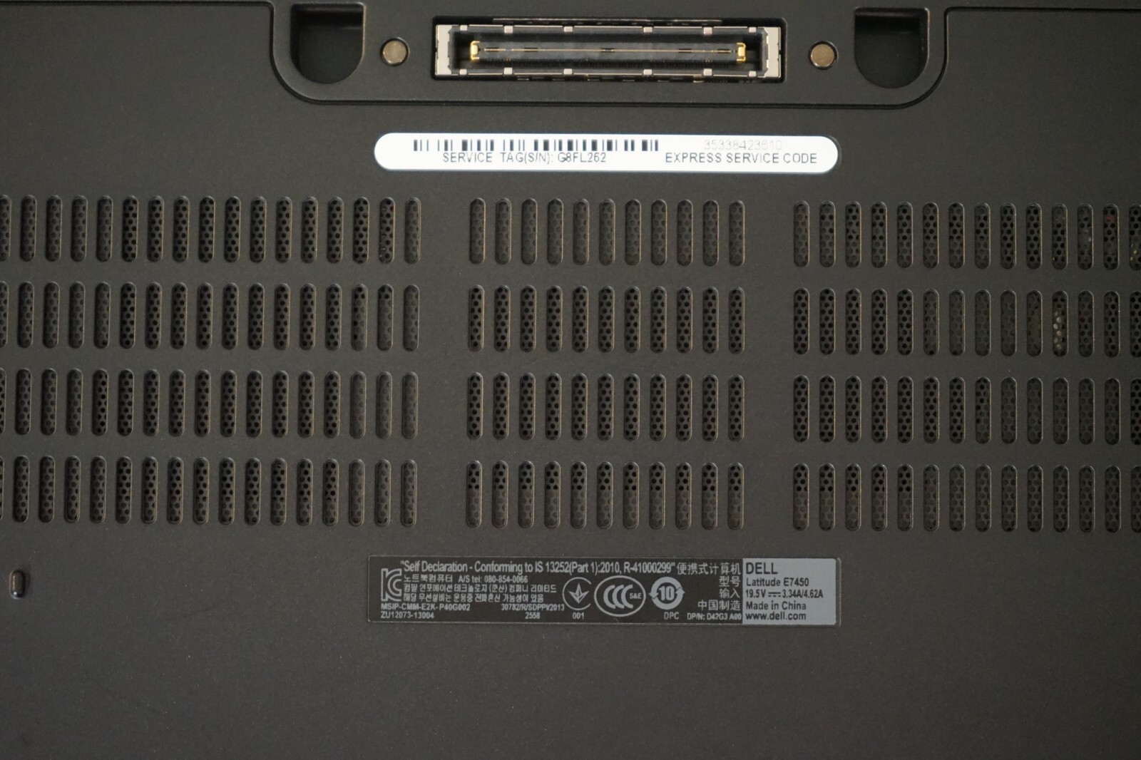 ^ Dell Latitude E7450 14″ Intel i7-5600U @ 2.60GHz 4GB Ram No HD #C1665