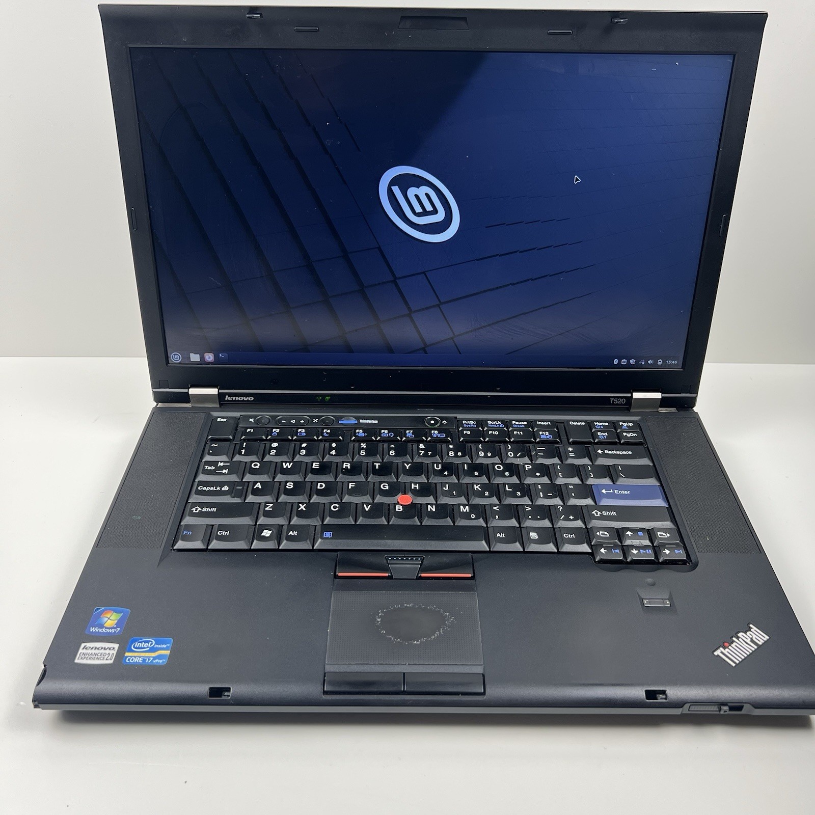 Lenovo ThinkPad T520 Intel i7-2640M 8GB 320GB HDD Linux Mint OS w/ Charger|ELP84