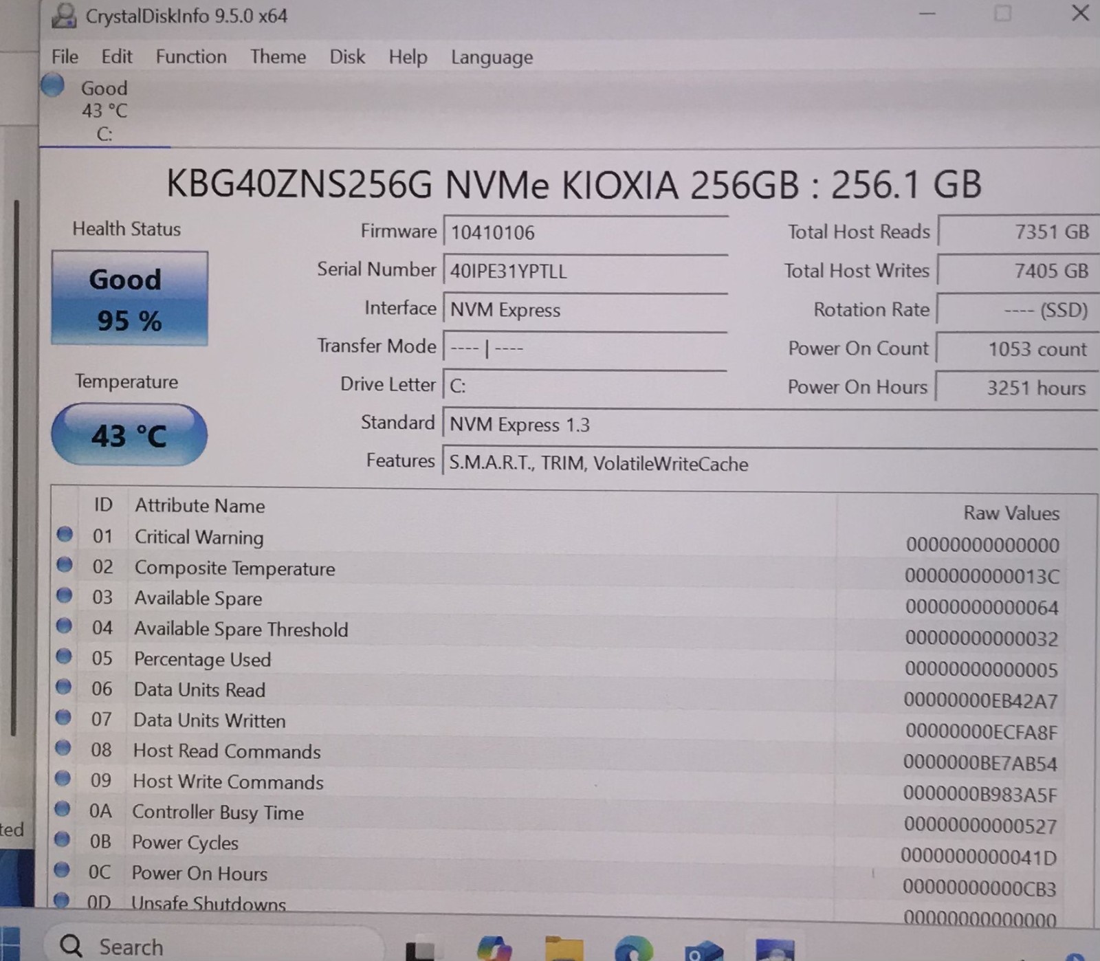 DELL LATITUDE 3400 i5-8265U@1.60GHz 16GB RAM 256GB NVMe W11P *READ