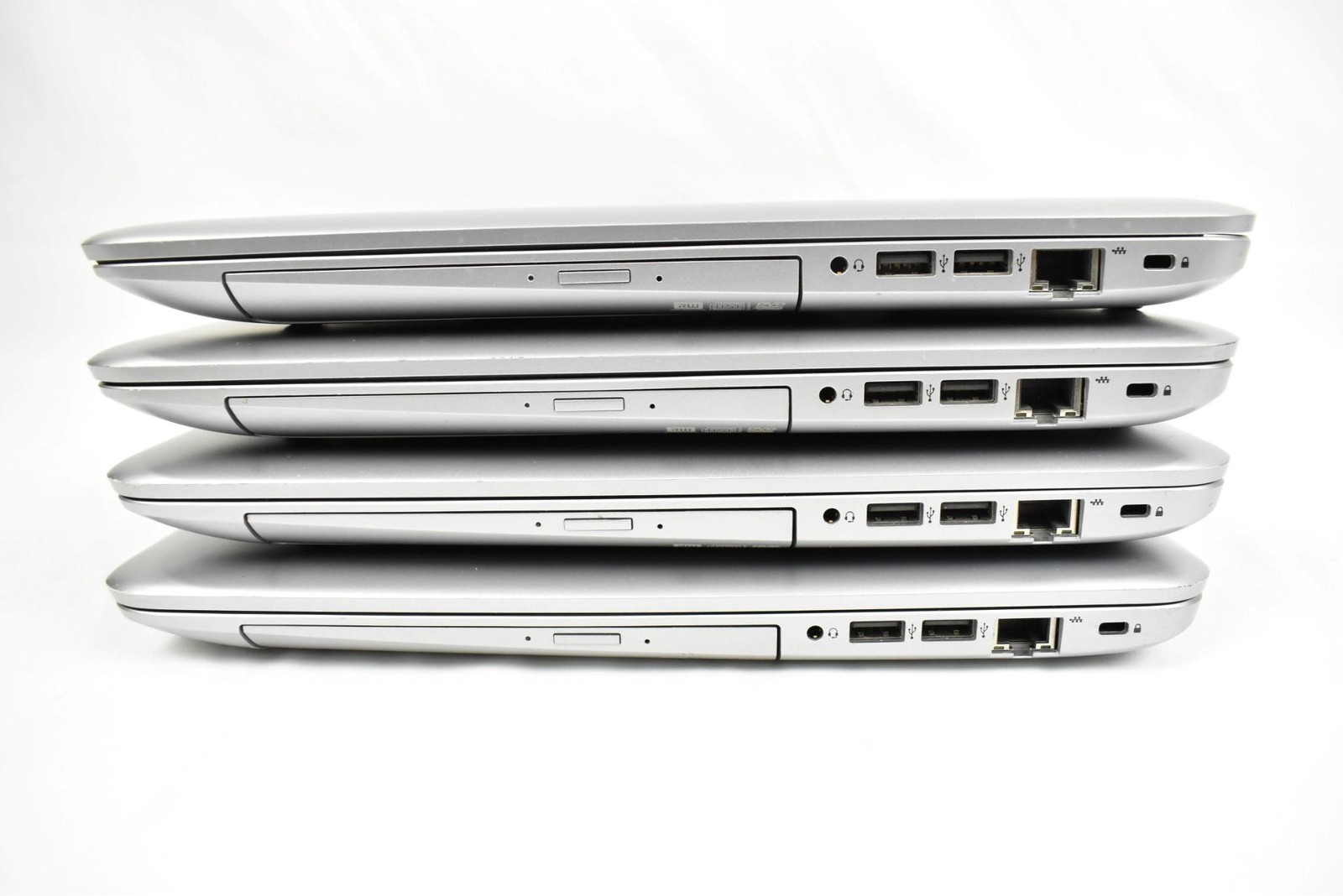 (4) HP ProBook 470 G4 Laptops i7-7500U 2.7GHz 8GB 240GB SSD DVDRW No OS 17.3″