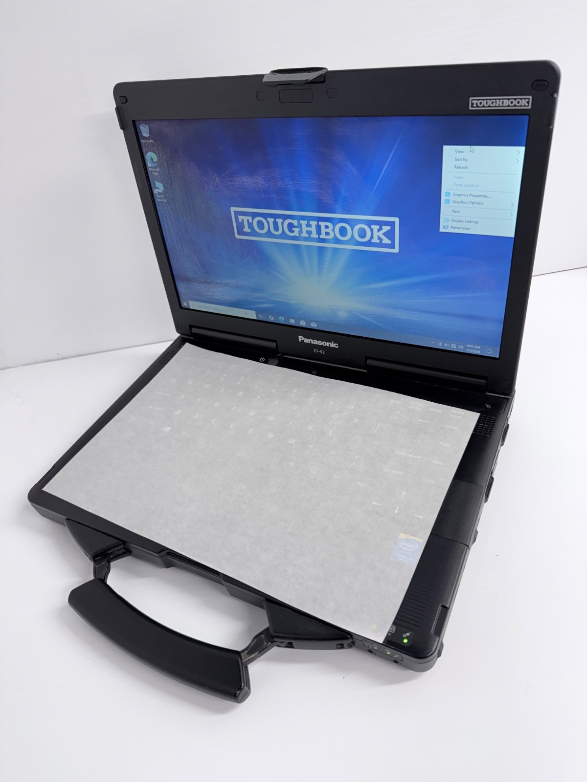 Panasonic CF-53 Tough Book I5 4310 2.00 GHz 16 GB RAM 512 GB SSD Windows 10 Pro