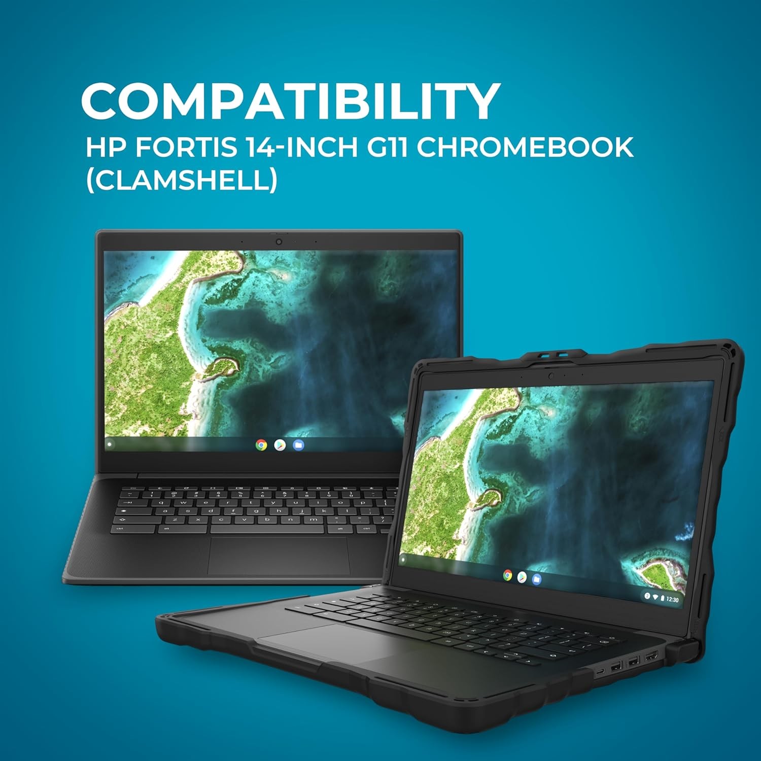 HP Fortis G11 & G1i | 14 inch | CB (Clamshell) – Drop Tested Protection Case Bla