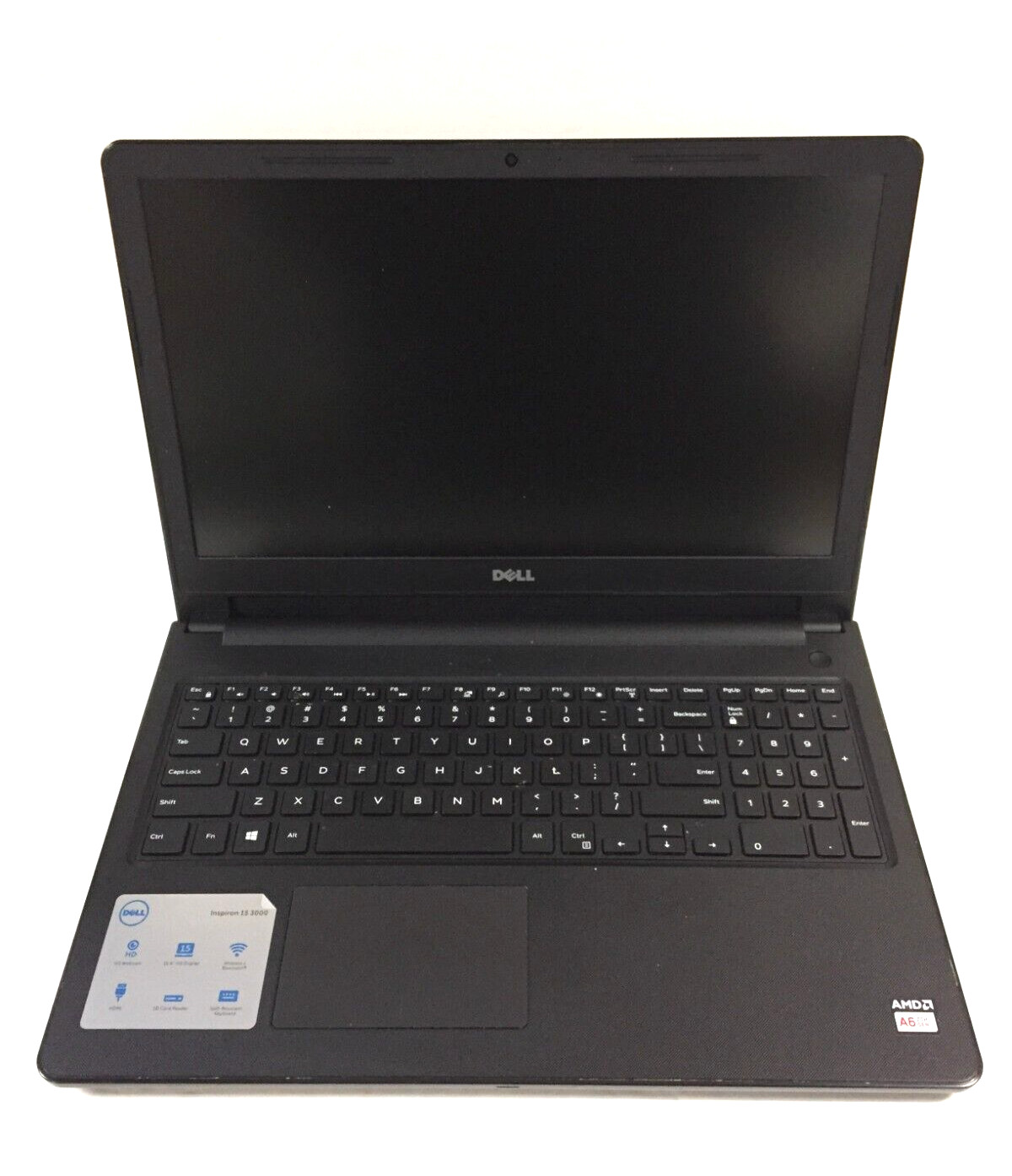 Dell Inspiron 15 3565 15.6″ Laptop/AMD A6-9200/8GB RAM/128GB SSD/Windows 10 Home