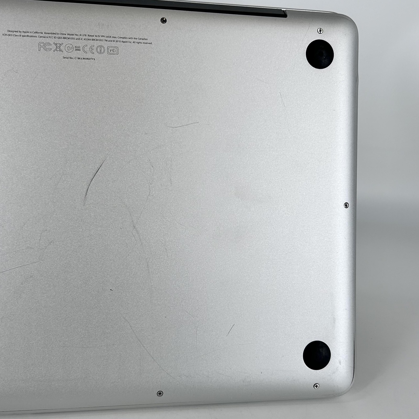 MacBook Pro 13 Mid 2012 Silver 2.5 GHz i5-3210M 4GB RAM 500GB HDD