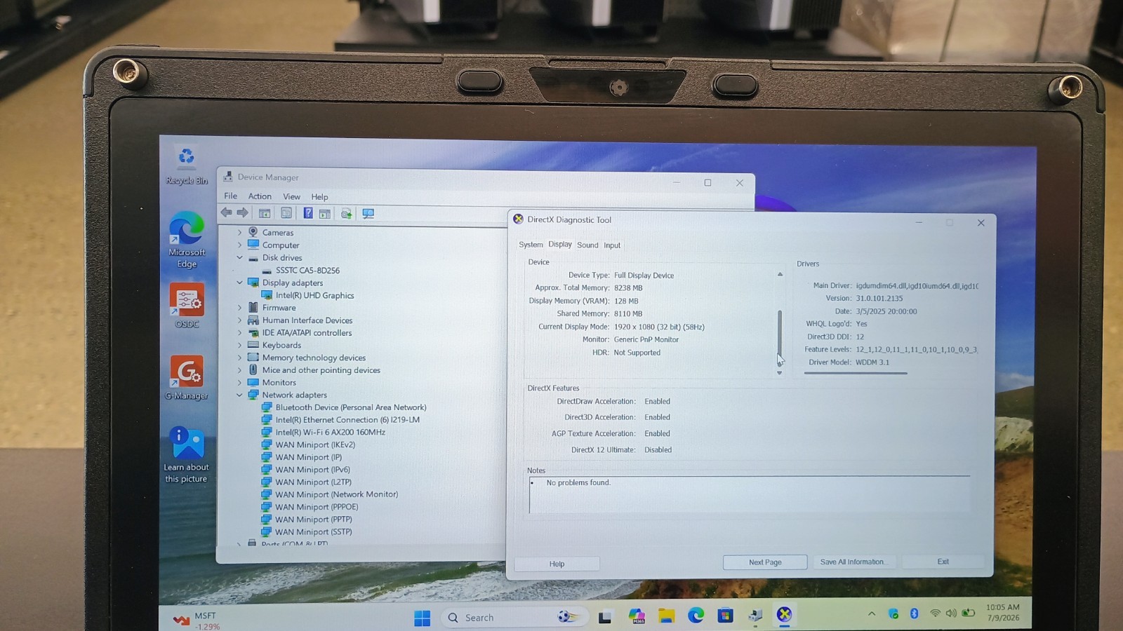 Getac V110G6 Quad Core i5-10210U 1.60GHz – 256GB SSD – 16GB – Win 11 Pro – Read