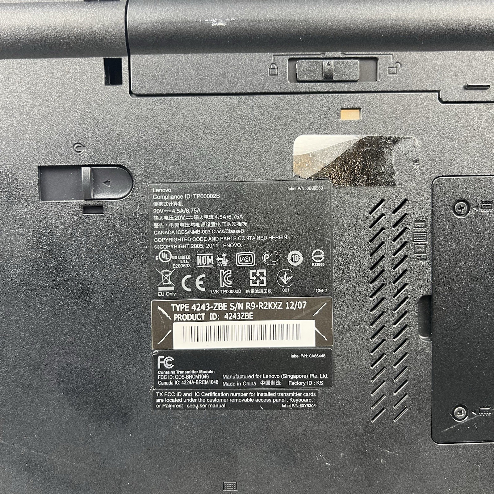 Lenovo ThinkPad T520 Intel i7-2640M 8GB 320GB HDD Linux Mint OS w/ Charger|ELP95