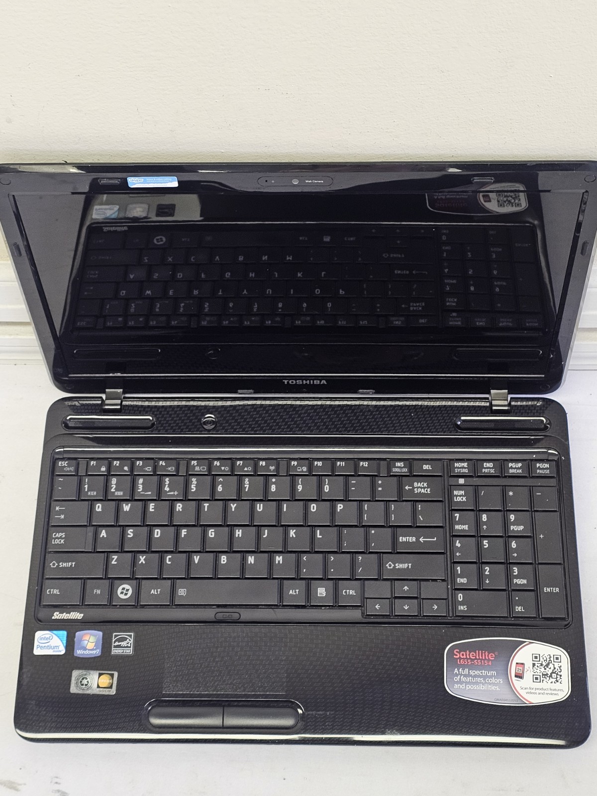 Toshiba Satellite L655-S5154 Laptop – Intel Pentium – 4GB RAM – Parts – Read