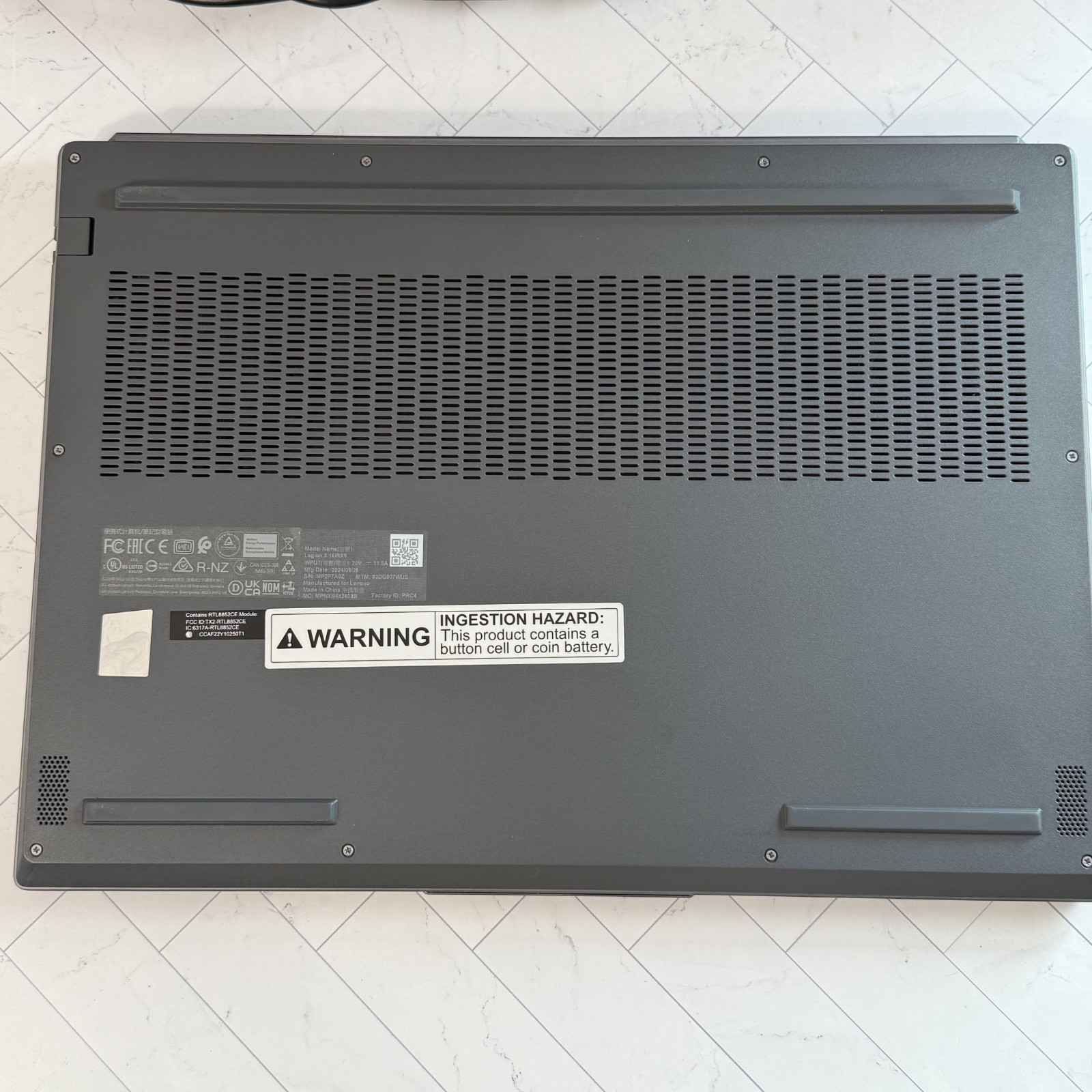 Lenovo Legion 5 16IRX9 16″ Laptop Intel i7-14700HX RTX 4070 32GB 1TB Win 11 Pro