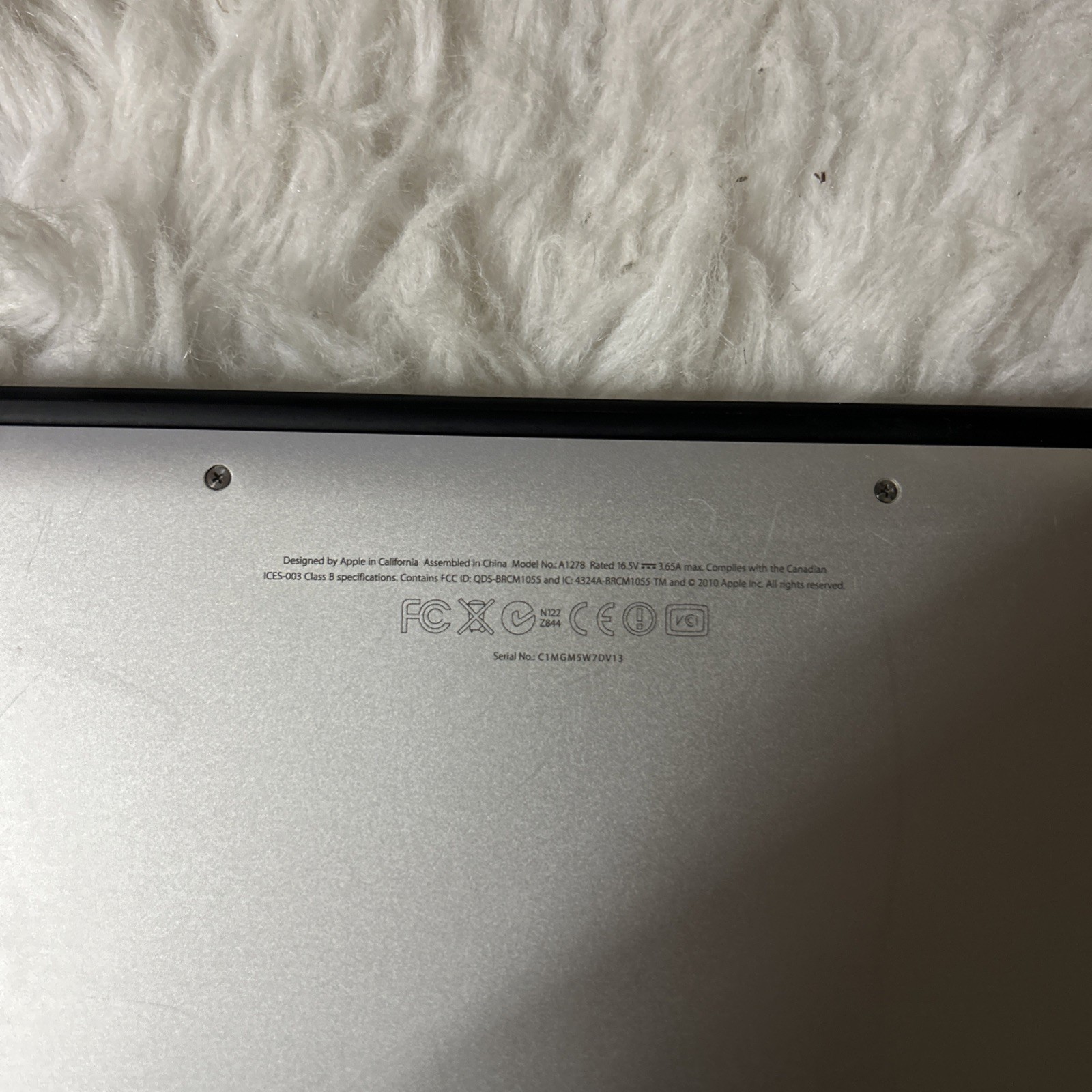 MacBook Pro (2011) Core i5 2.3GHz, 4GB RAM, 500GB HDD