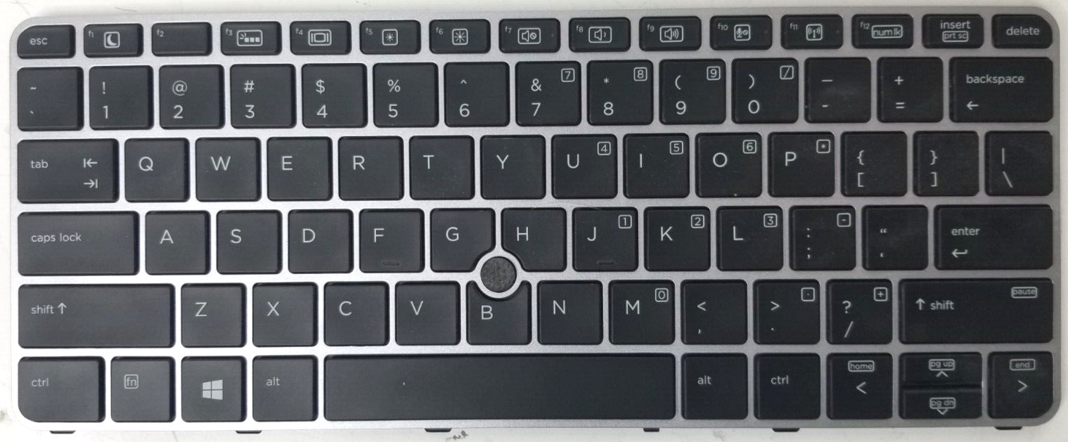 Used Fully Functional Keyboard for HP Elitebook 820 G4 Laptop