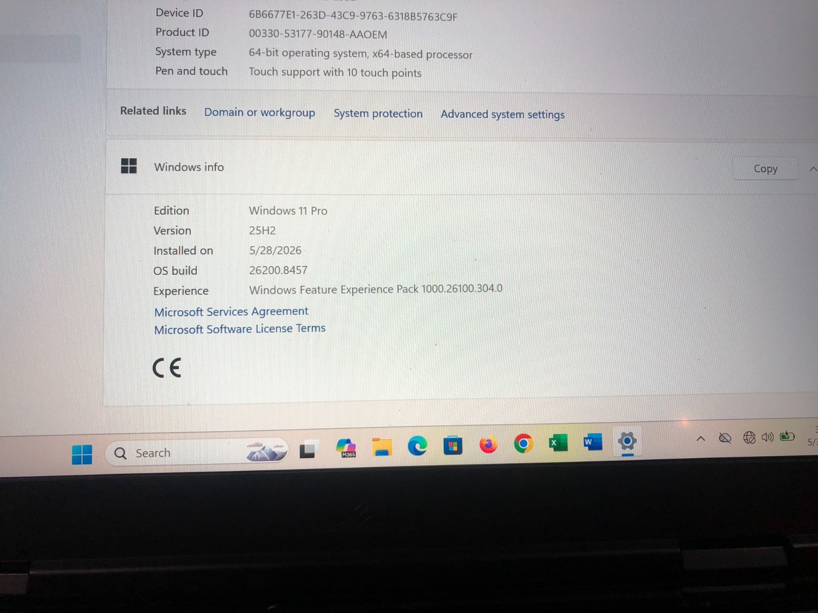 Dell Latitude 14 Rugged 5420 i7-8650U, 16GB, 512 NVME SSD.TOUCH WIN 11 PRO