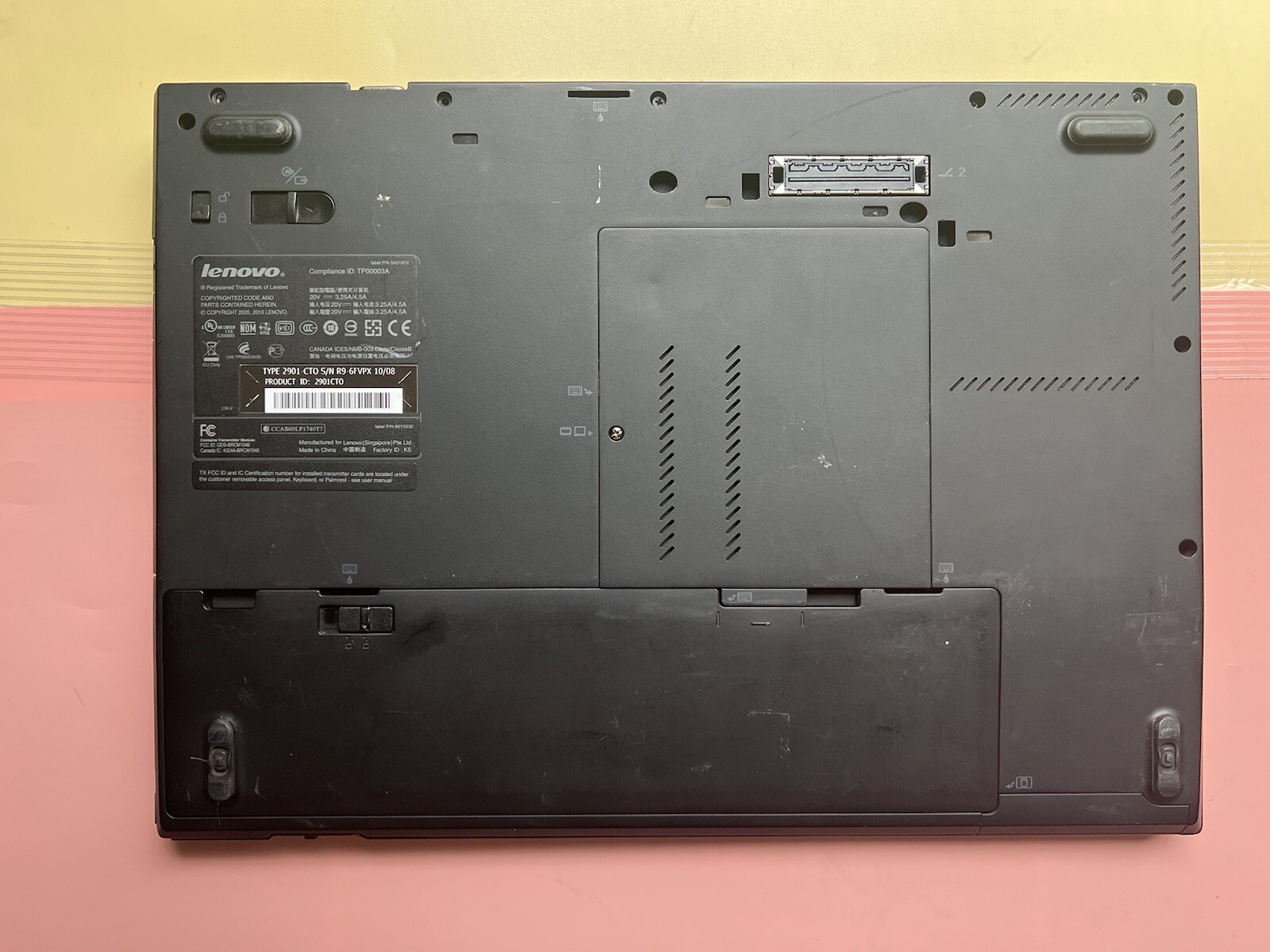LENOVO THINKPAD T410s Core i5 M520 2.40GHz 4GB RAM 0GB HDD BIOS TESTED