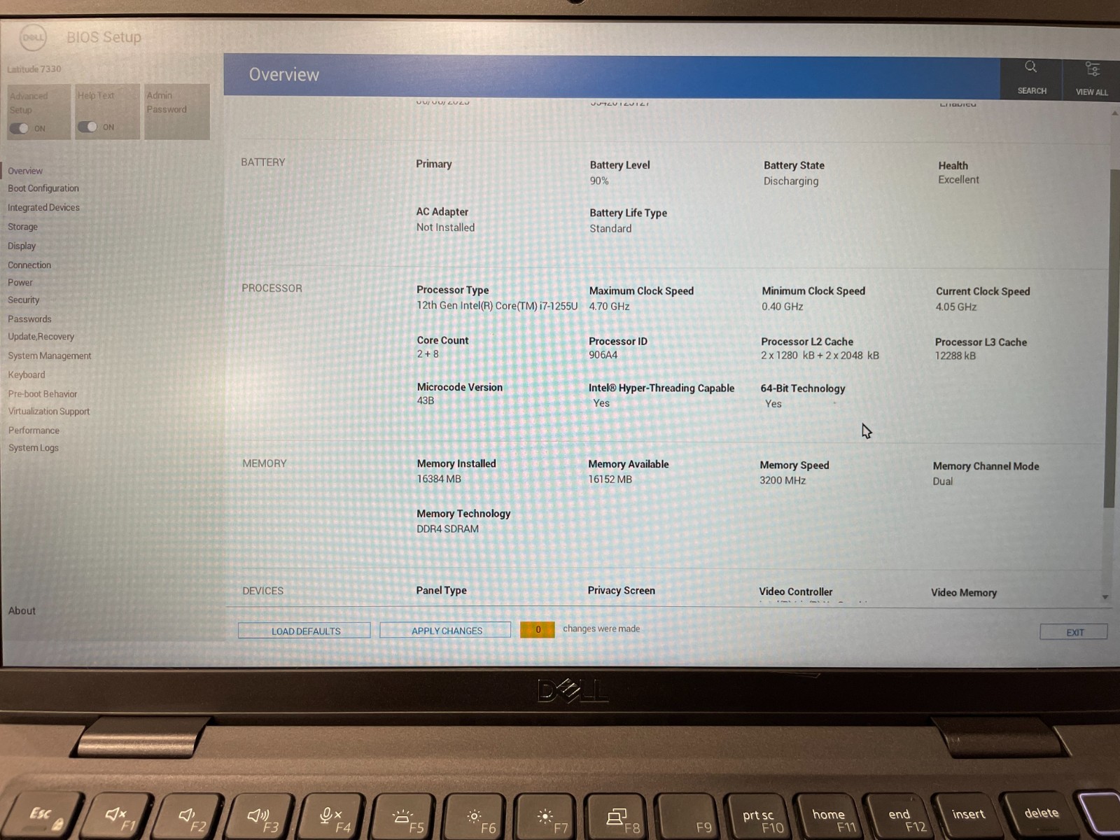 Dell | Latitude 7330 / i7-1255U / 16GB / 512GB NVMe / WIFI-BT | 75% Battery #26