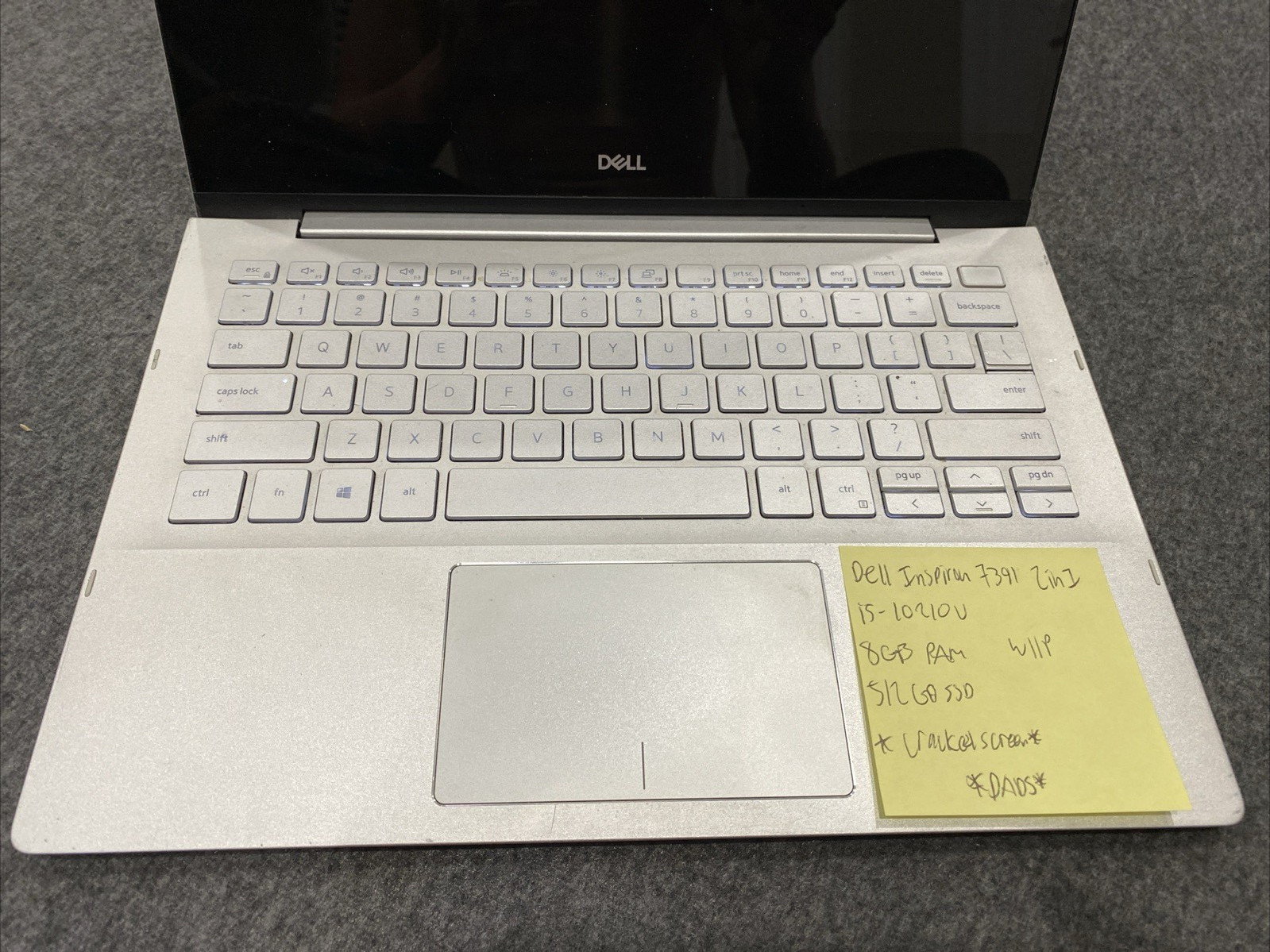 Dell Inspiron 7391 2in1 13.3″ Touch i5-10210U 8GB 512GB SSD W11P READ