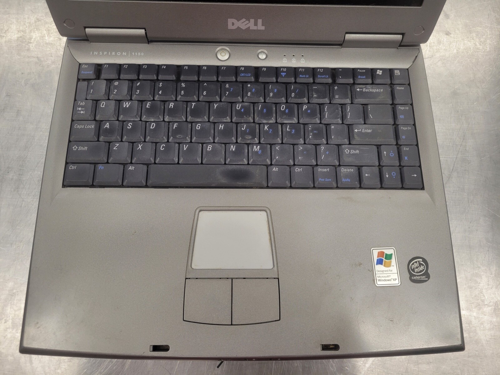 Dell Inspiron 1150 Laptop Celeron 2.6GHz 1GB RAM 60GB HDD – As-is, boots to BIOS