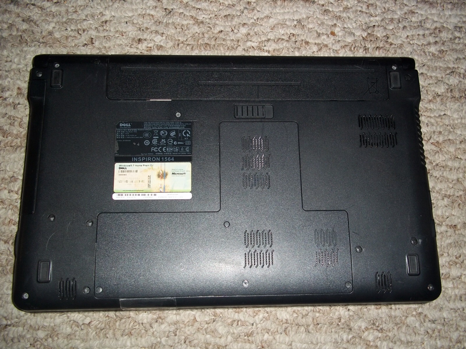 Dell Inspiron 1564 RED Laptop For Parts #62