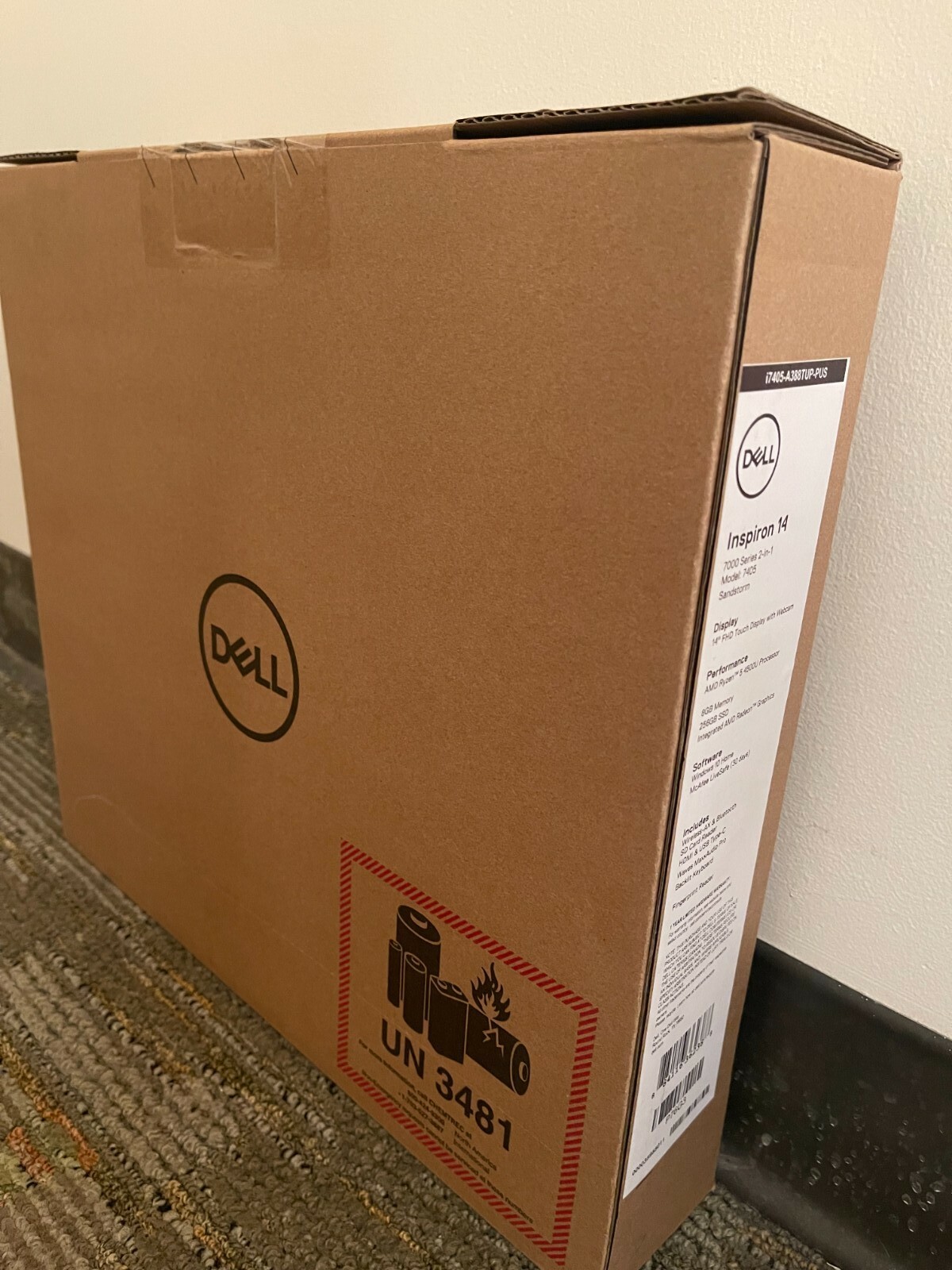 Dell Inspiron 14 7000 14 inch (256GB, AMD Ryzen 5, 2.30GHz, 8GB), fingerprint re
