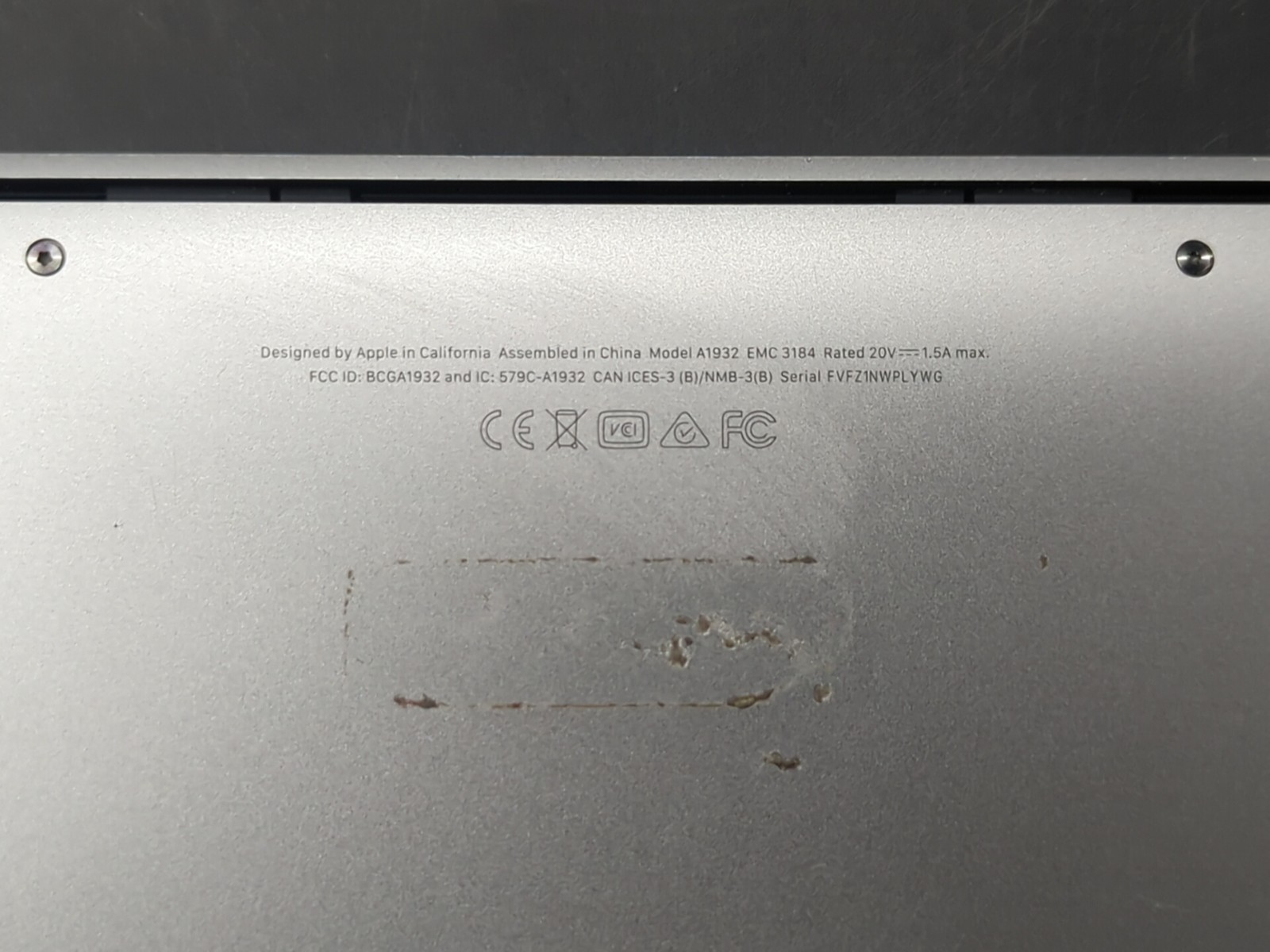 MacBook Air 8,2 a1932: i5 8th Gen: 8GB Ram: 128GB SSD: Sonoma OS: Tested