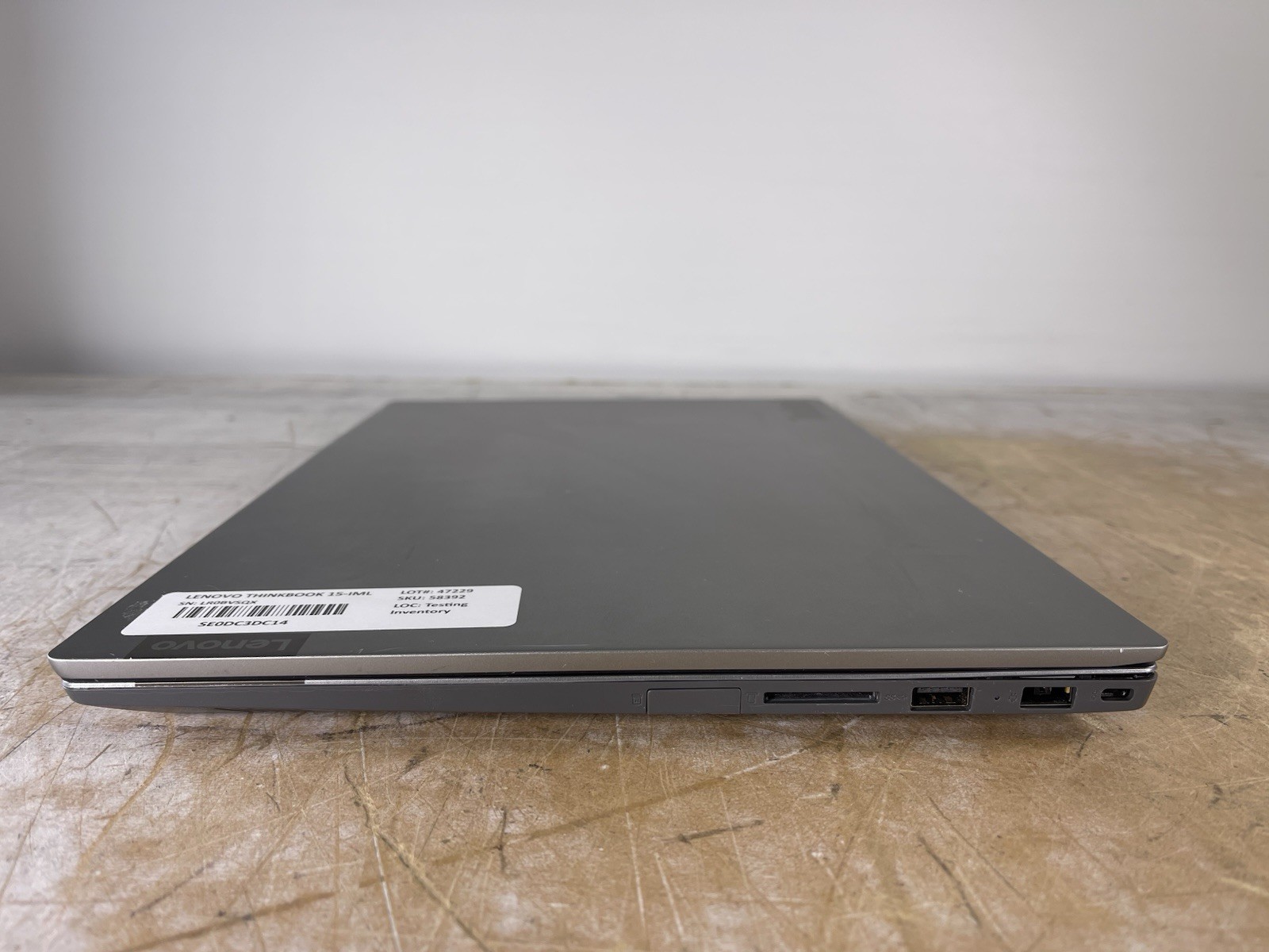 LENOVO THINKBOOK 15-IML i5-10210U @ 1.60GHz, 8GB RAM, NO HDD/OS