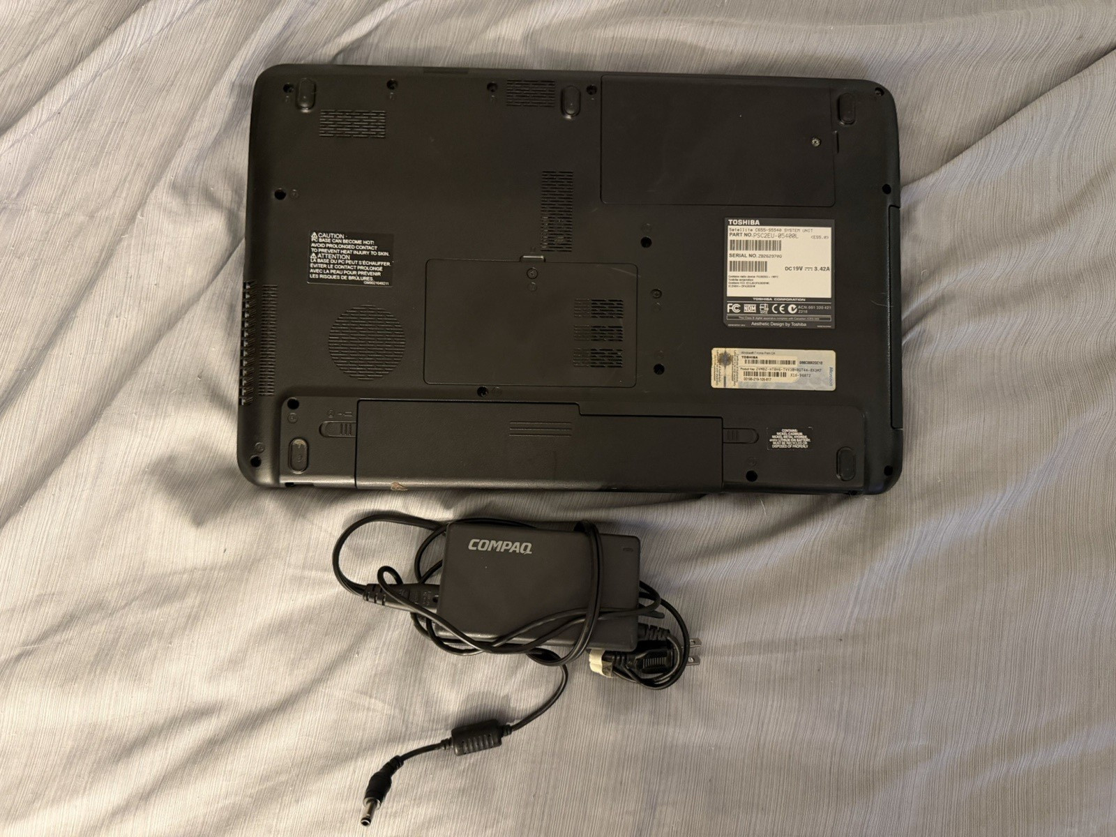 Toshiba Satellite C655-S5540 – 15.6in 600GB HDD 4GB RAM Windows 10 Laptop *READ*