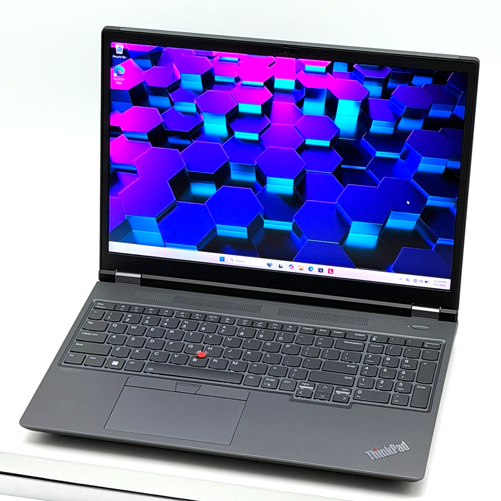 Lenovo Thinkpad P16, 3840×2400 WQUXGA, 32GB DDR5, 1TB SSD, RTX, 100% BATTERY!