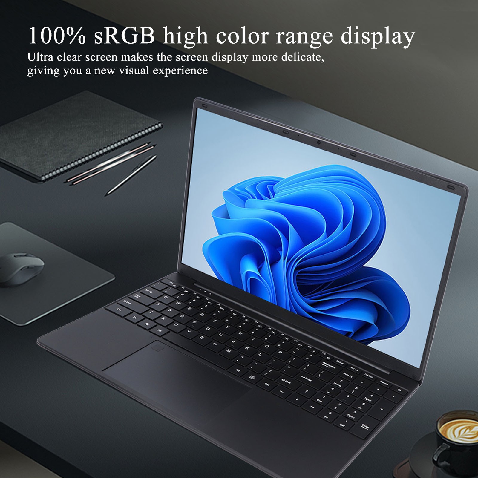 15.6 Inch Laptop For N5095 CPU 32G RAM 512G SSD 1920×1080 Bluetooth 4.2 Fin MSPM