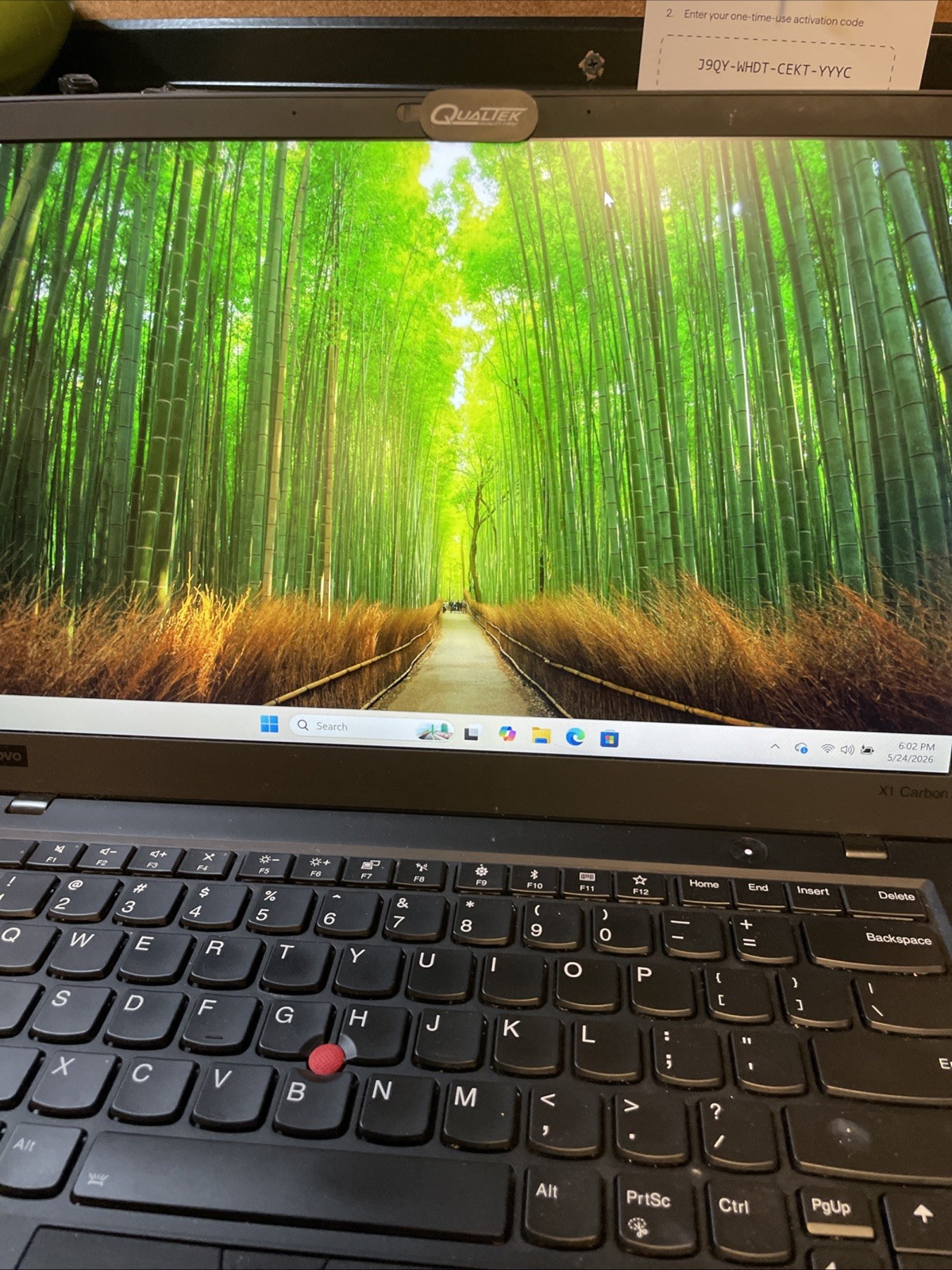 Lenovo ThinkPad X1 Carbon 6th Gen 14″ i5-8250U 8GB DDR3 256GB SSD Windows 11