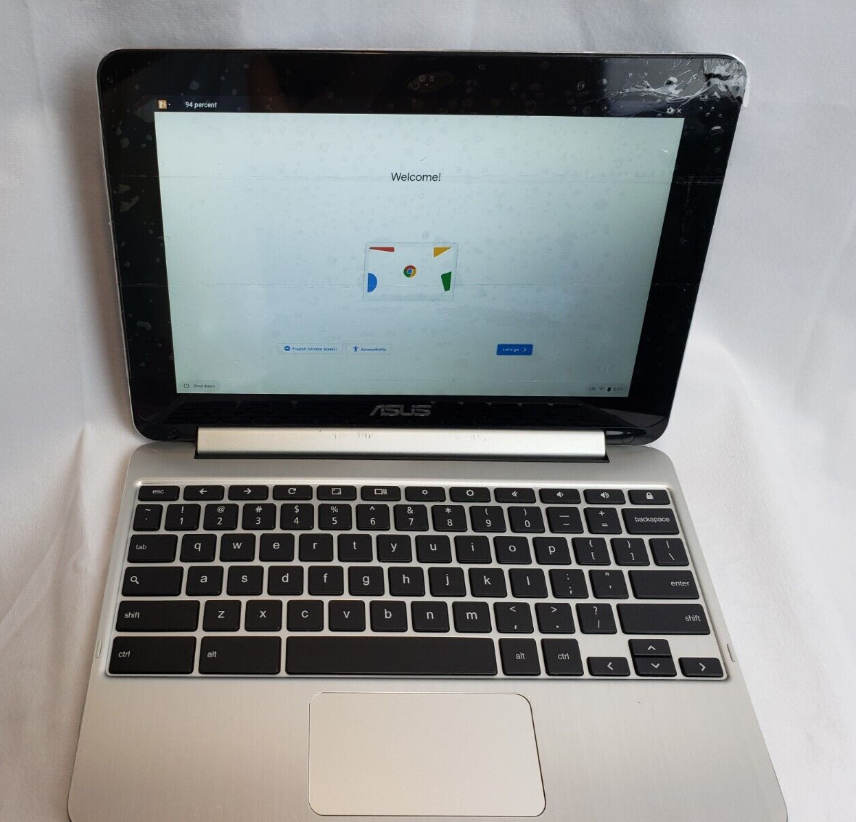 Asus Google Chromebook Flip C100P, 16GB SSD-TOUCHSCREEN. !READ!