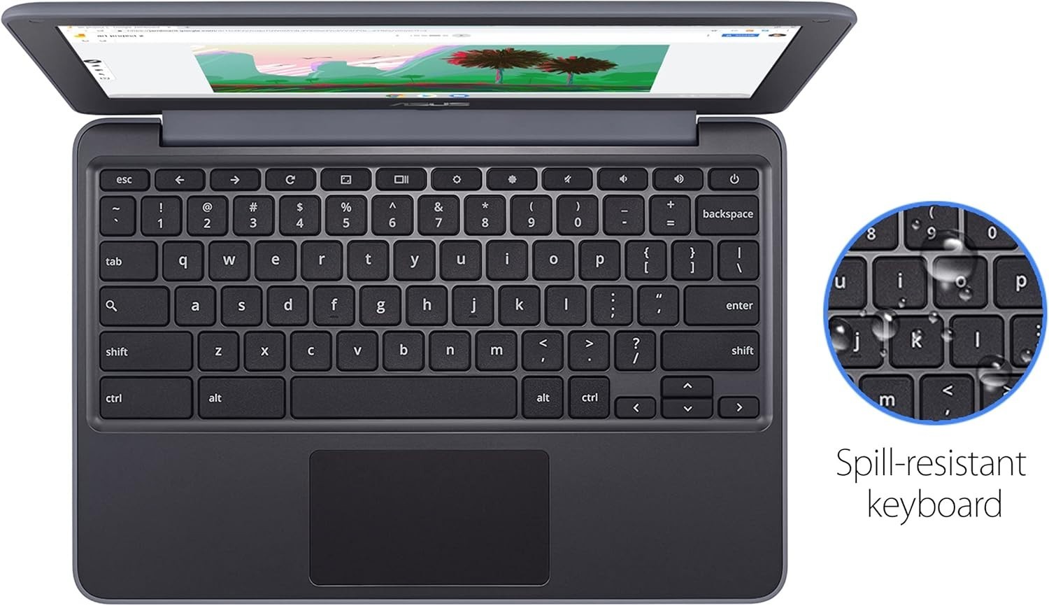 Asus Chromebook C203XA-YS02 11.6″ 4GB RAM, 32GB eMMC Rugged & Spill Resistant