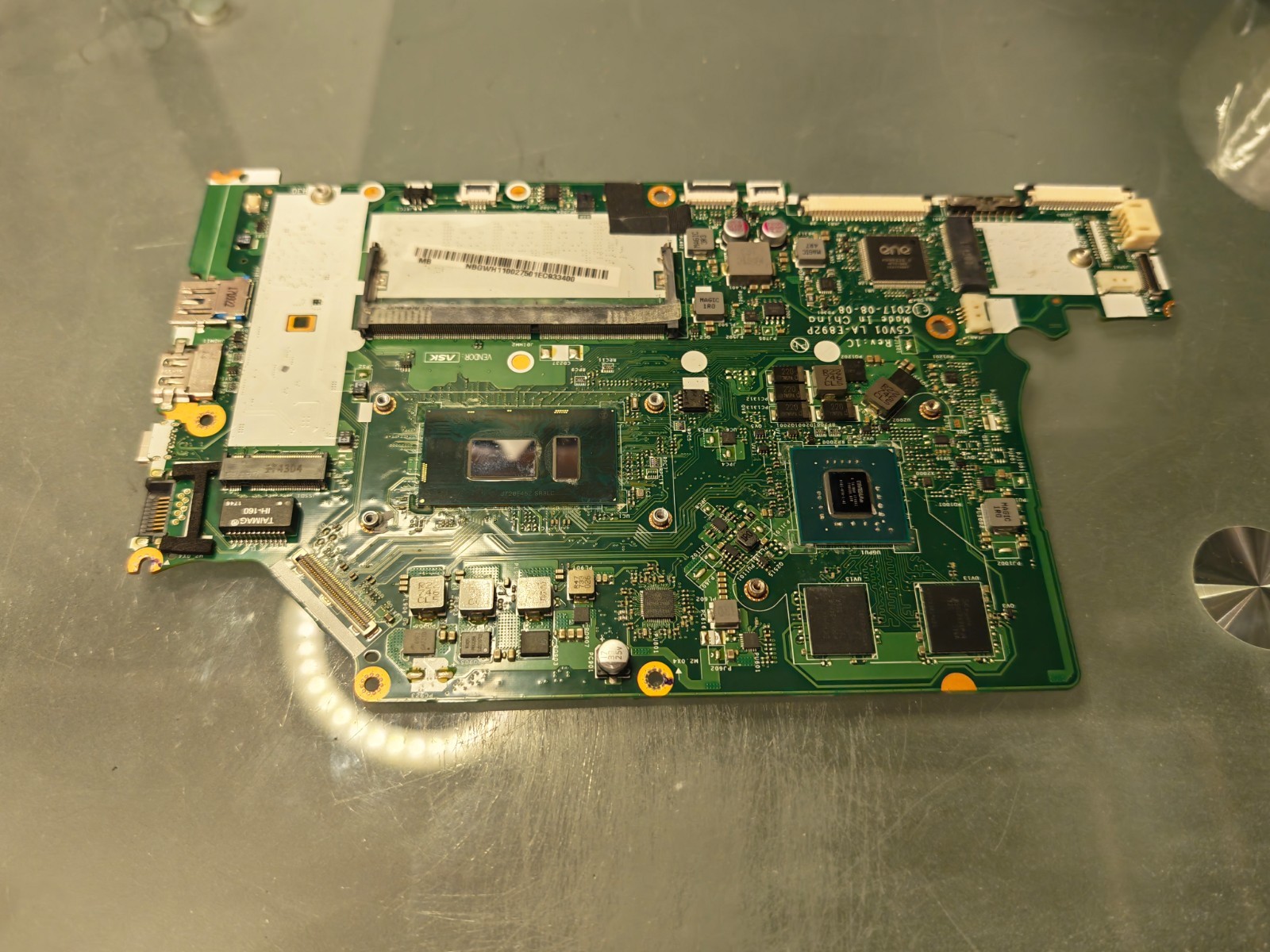 ACER A515-51 A615-51 A315-51 MOTHERBOARD LA-892P I7-8550U GEFORCE MX150 #