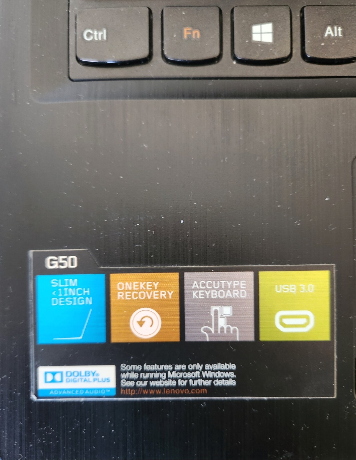 Lenovo g50-45 laptop with Charger 6GB 15.6″ Used No HD