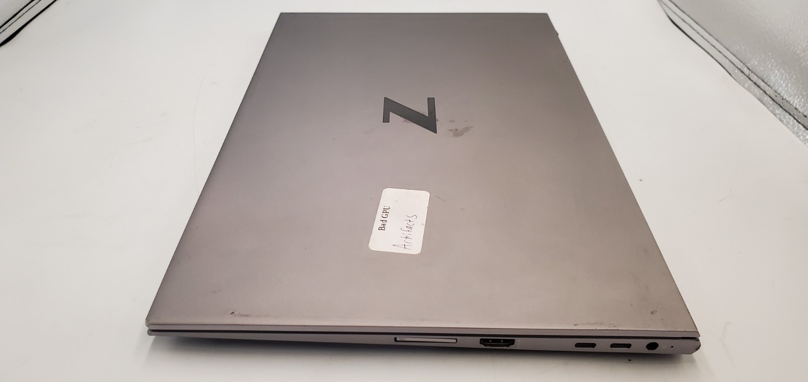HP ZBook Studio G7 Laptop Intel Core i7-10th Gen 16GB RAM 512GB SSD Bad GPU