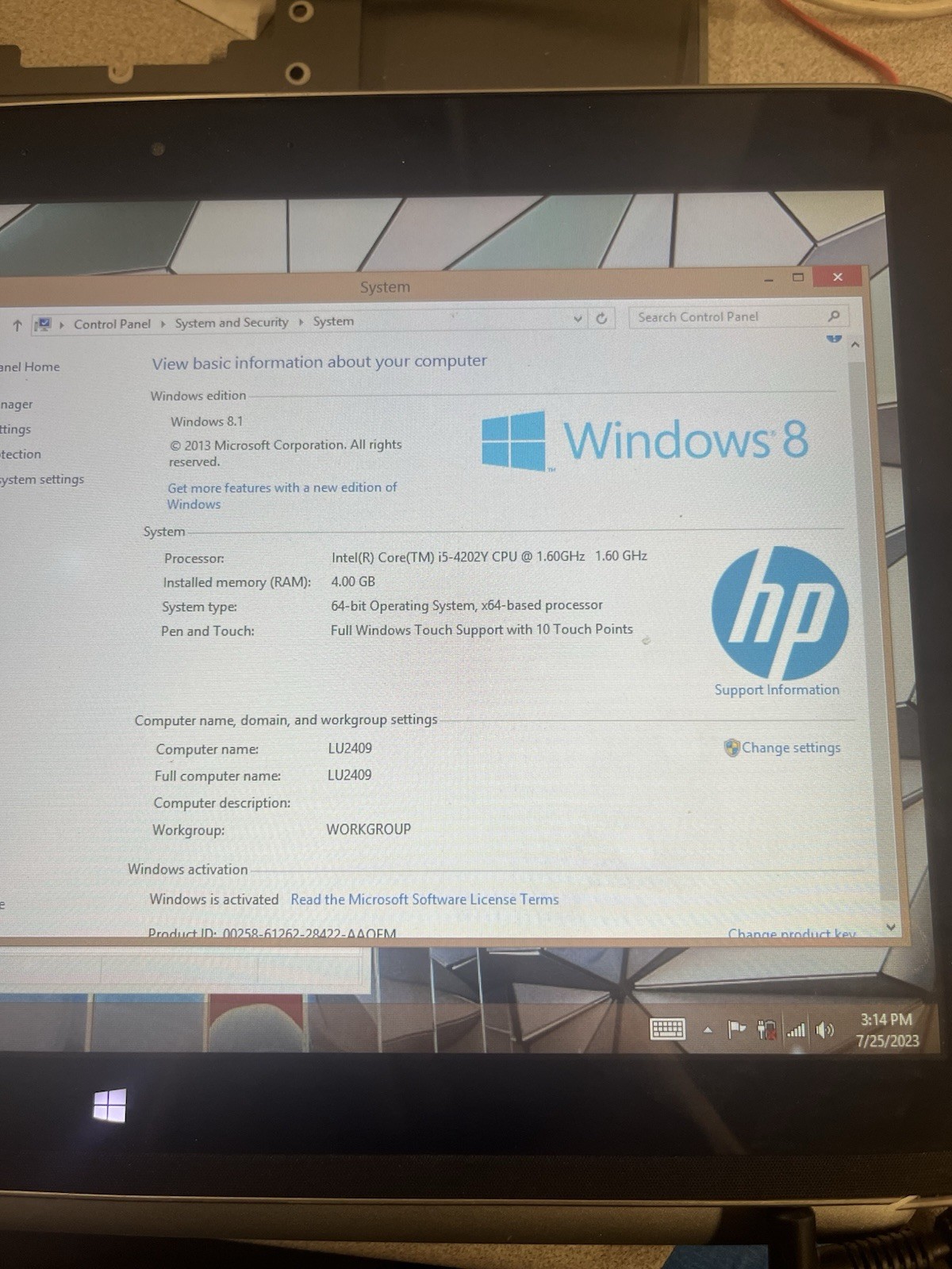 2013 13-inch HP Split 13 x2 PC