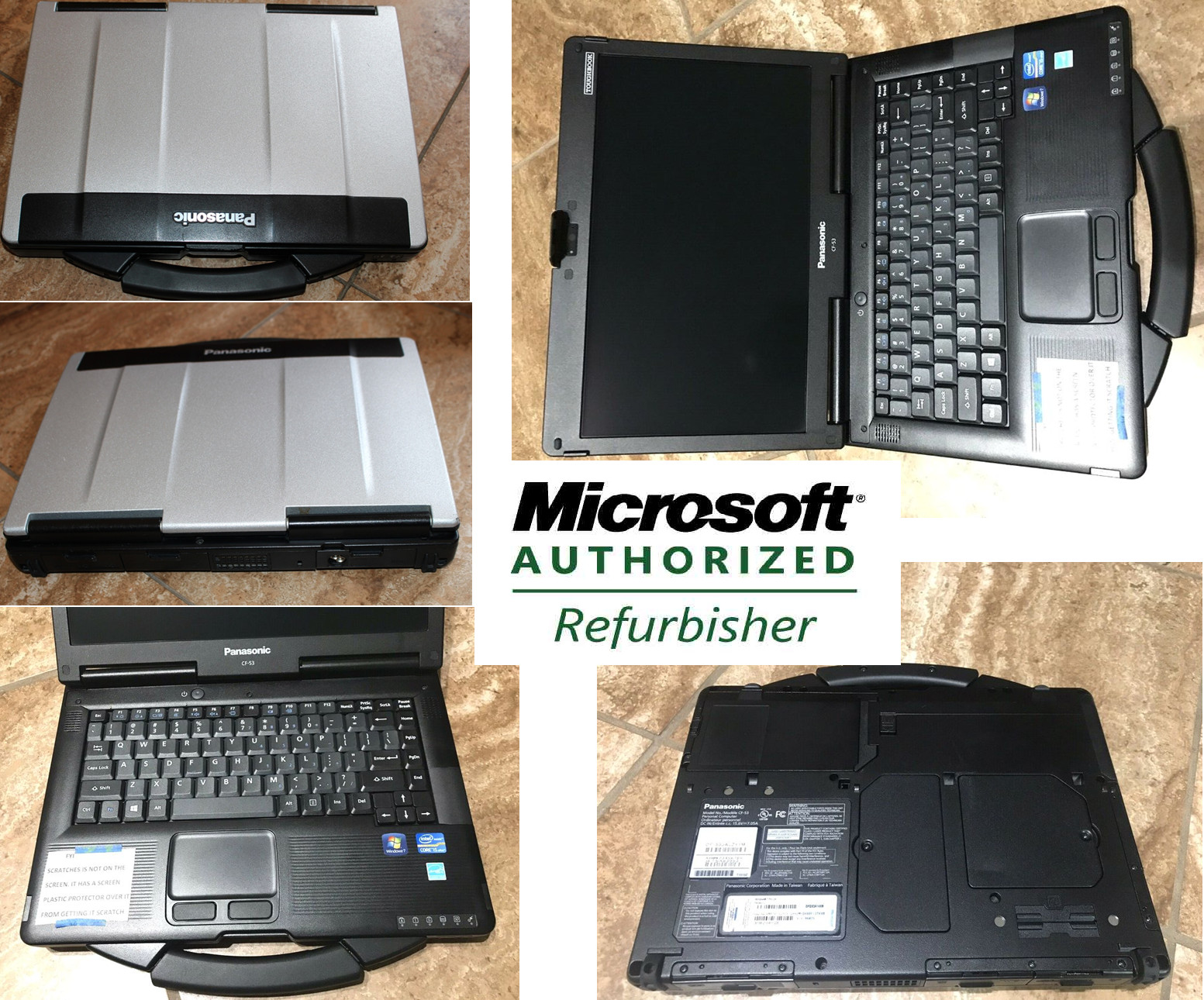 PANASONIC CF-53 MK2 TOUCHSCREEN🔹i5-3320M@2.60GHz✔️8GB✔️256SSD✔️WIN7PRO64BIT