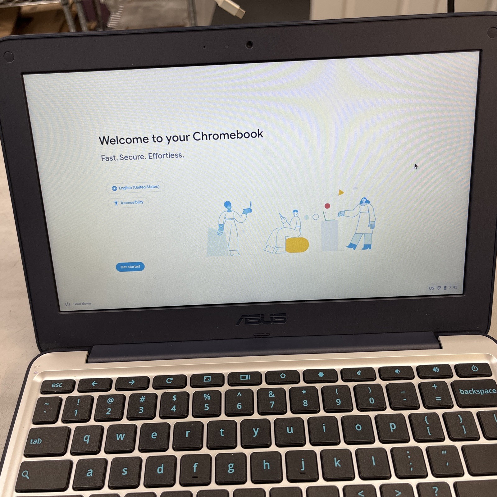 Asus Chromebook C202SA 11.6″ Intel Laptop Rugged Chrome OS Notebook Unit