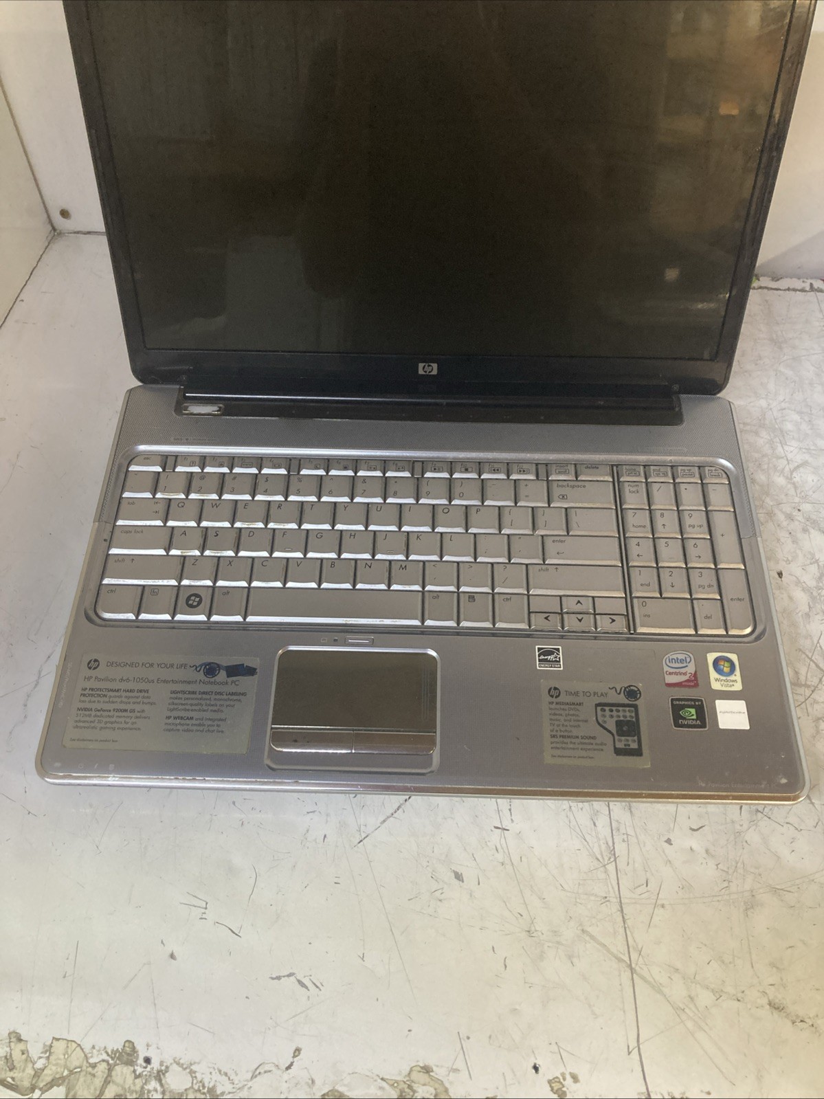 HP Pavilion DV6 Intel Core 2 Duo 2.13GHz 4 GB NO HDD Boot to Bios
