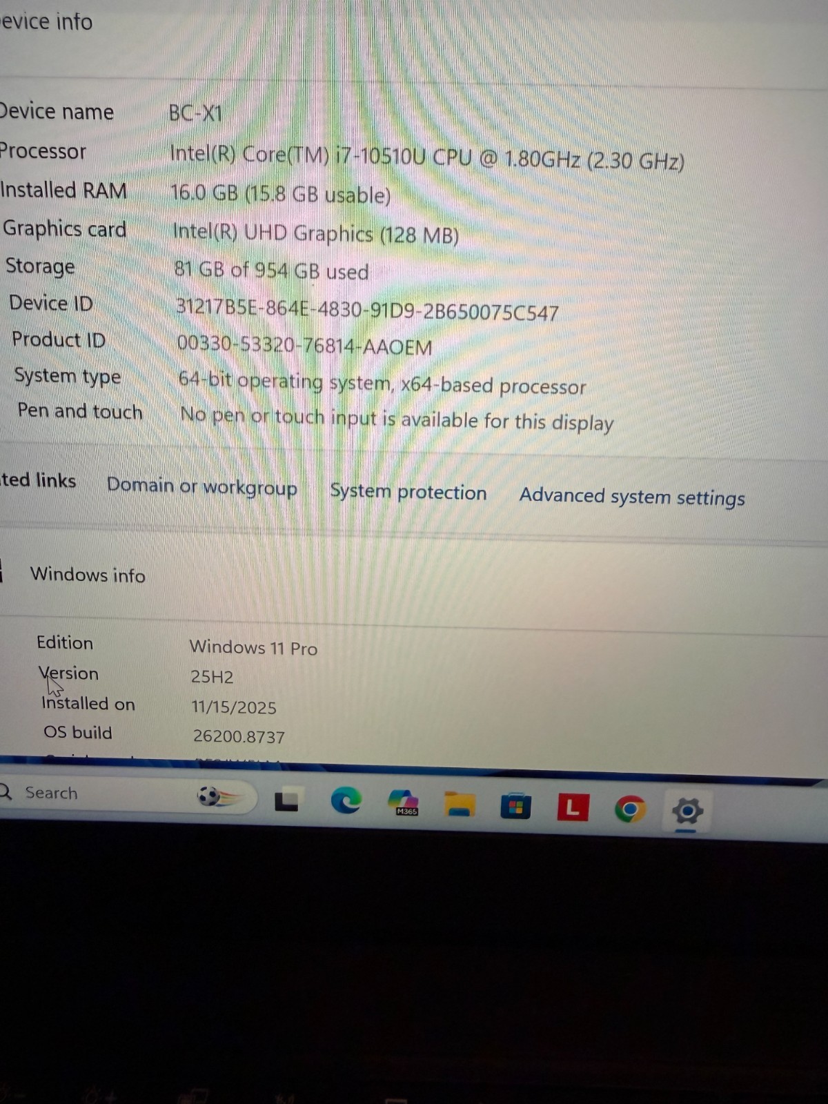 Lenovo ThinkPad X1 Carbon Gen 8- 14″ i7-10510U 16GB RAM 1TB SSD Windows 11 Pro