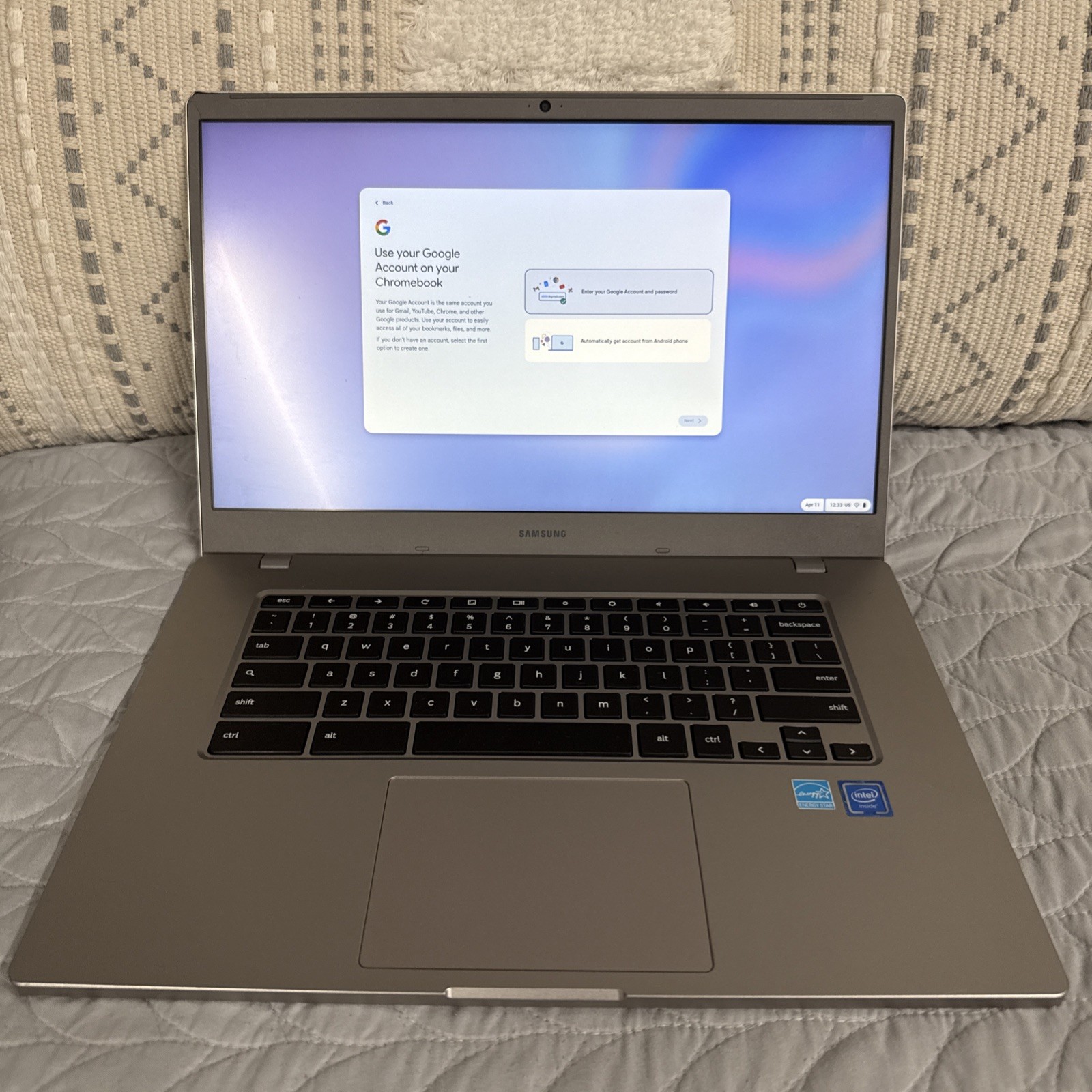 Samsung XE350XBA-K02US Chromebook 4 Plus 15.6″ Celeron N4000 1.1GHz Intel UHD
