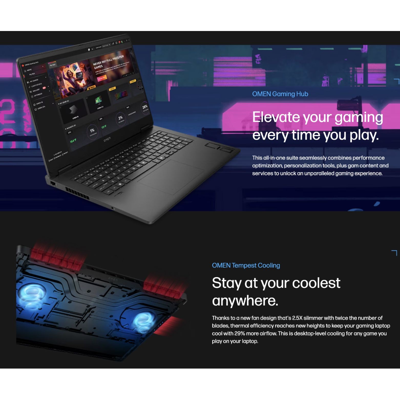 HP OMEN 17.3″ QHD AMD Ryzen AI 9 365 2GHz 16GB 512GB SSD GeForce RTX 5070 W11H