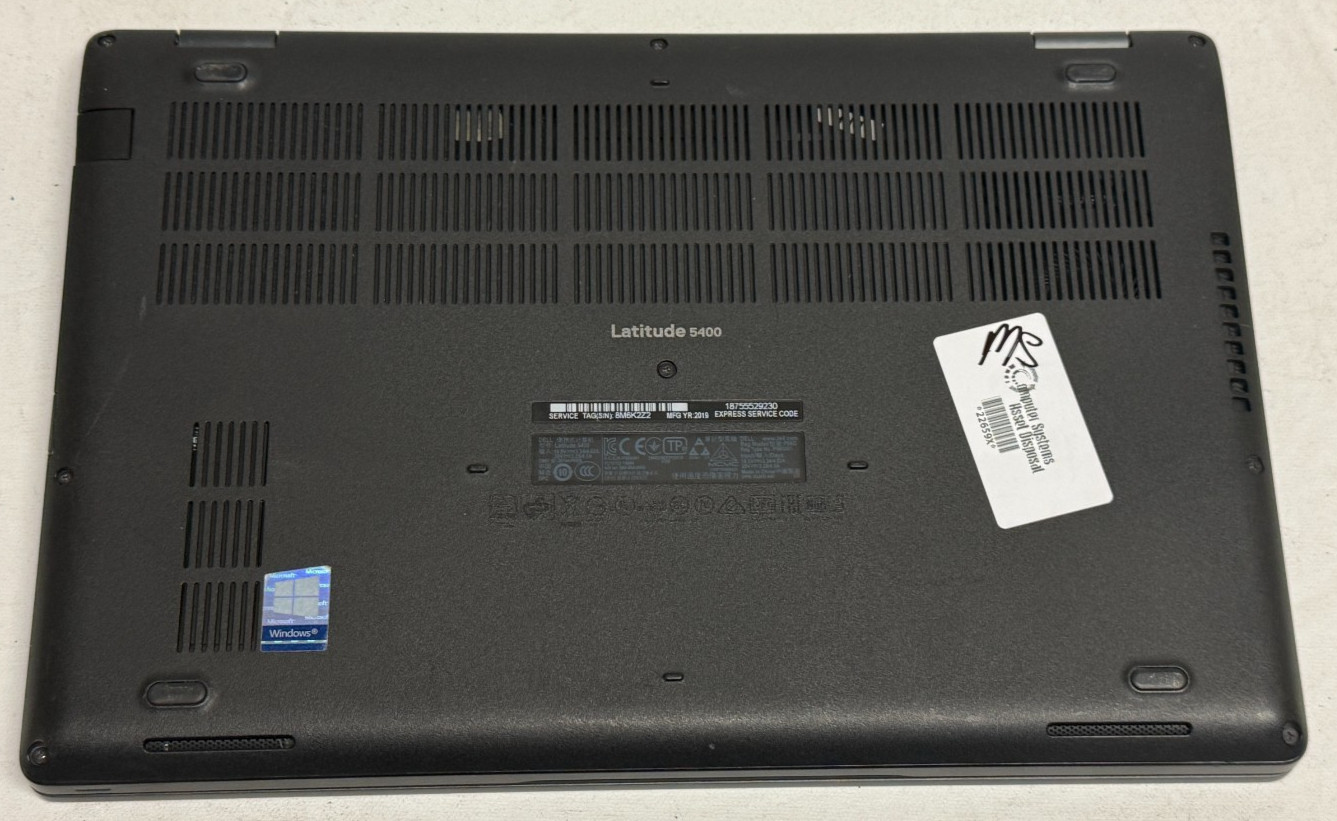Dell Latitude 5400 14″ (i7-8665u 1.90GHz – 16GB RAM – 512GB SSD – Win11Home)