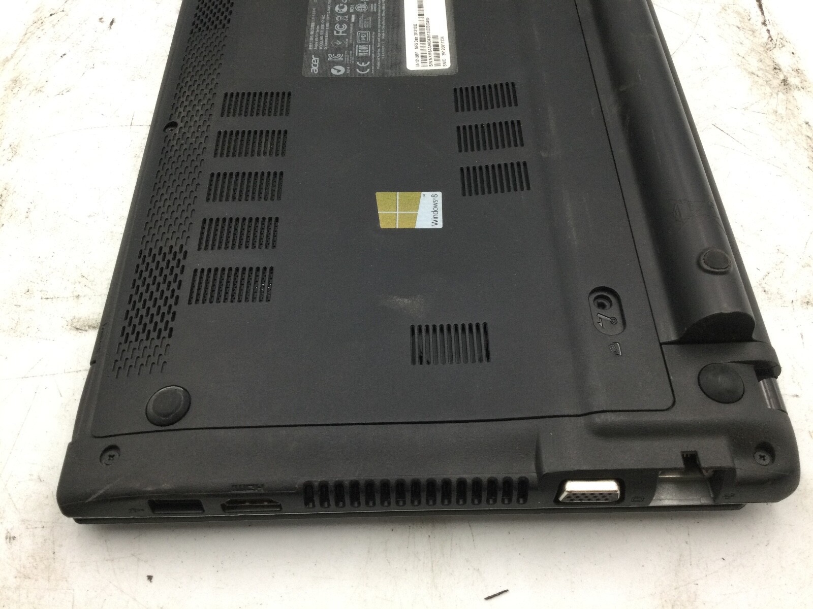 ACER ASPIRE V5-131 – FOR PARTS – INTEL CELERON – 4GB RAM – 12″ – READ DESCRIP-BB